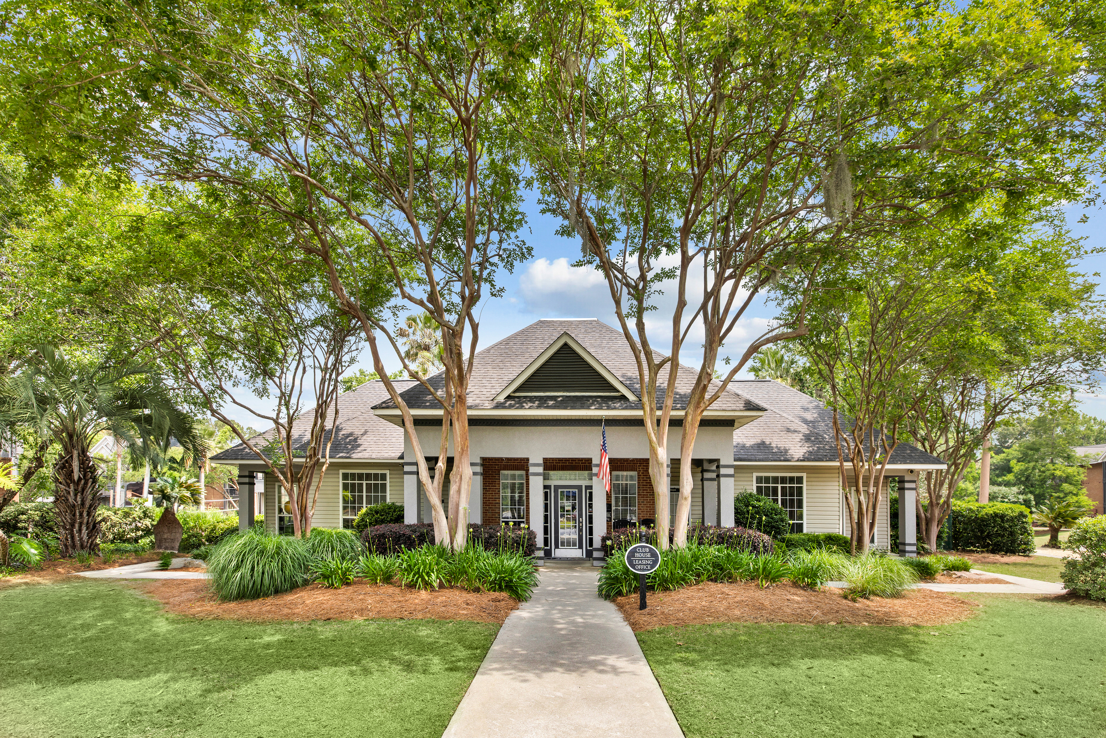 Leasing exterior at MAA Georgetown Grove luxury apartment homes in Savannah, GA