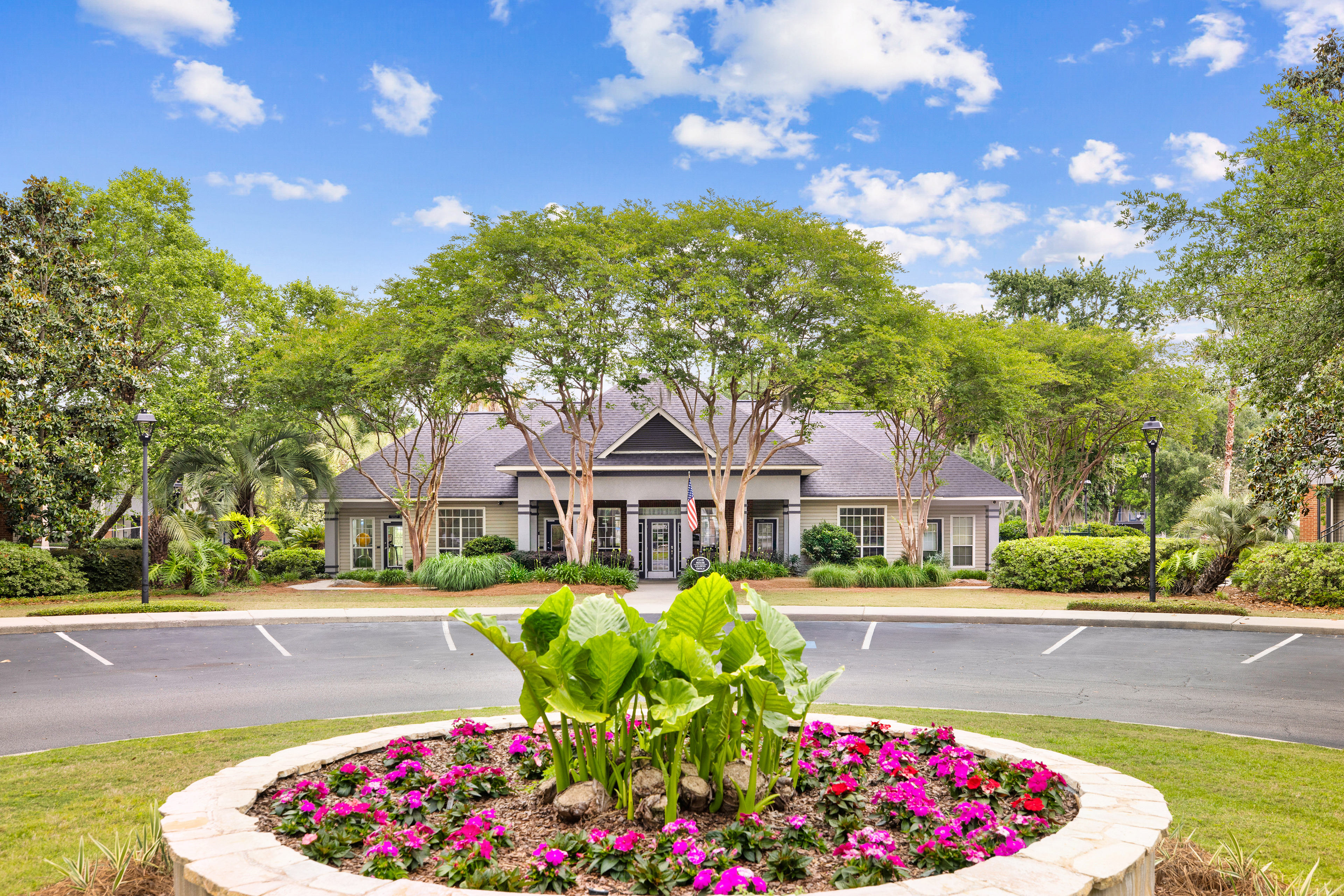 Leasing exterior at MAA Georgetown Grove luxury apartment homes in Savannah, GA