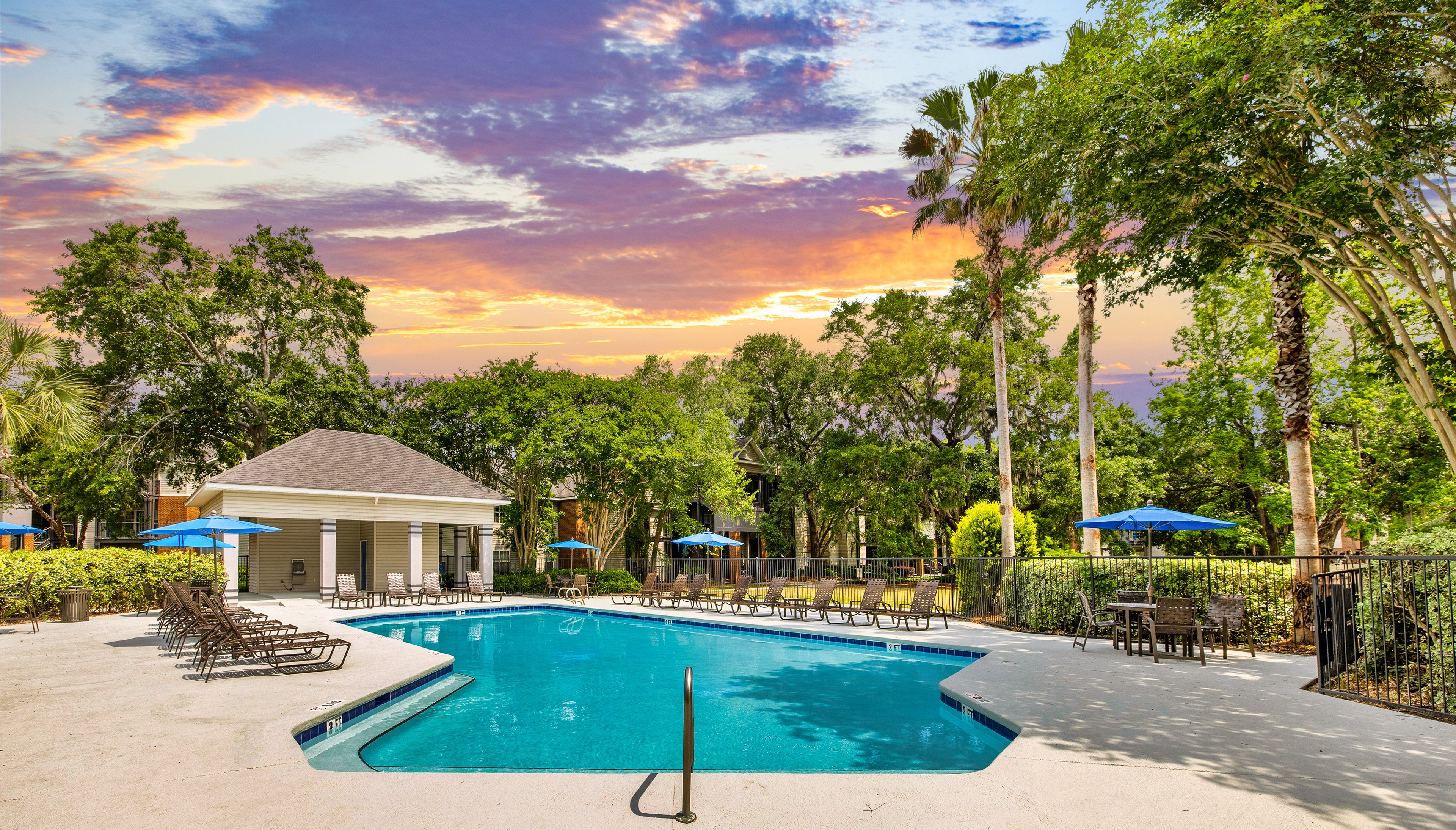 Pool at MAA Georgetown Grove luxury apartment homes in Savannah, GA