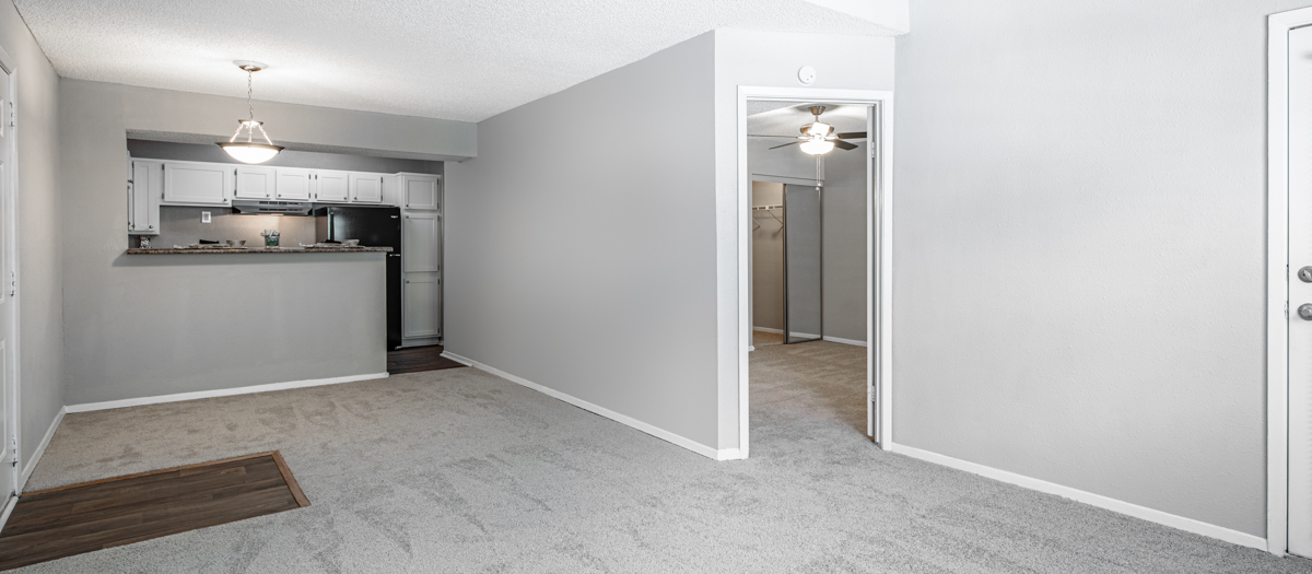 Model Living Room at MAA Huntington luxury apartment homes in Savannah, GA