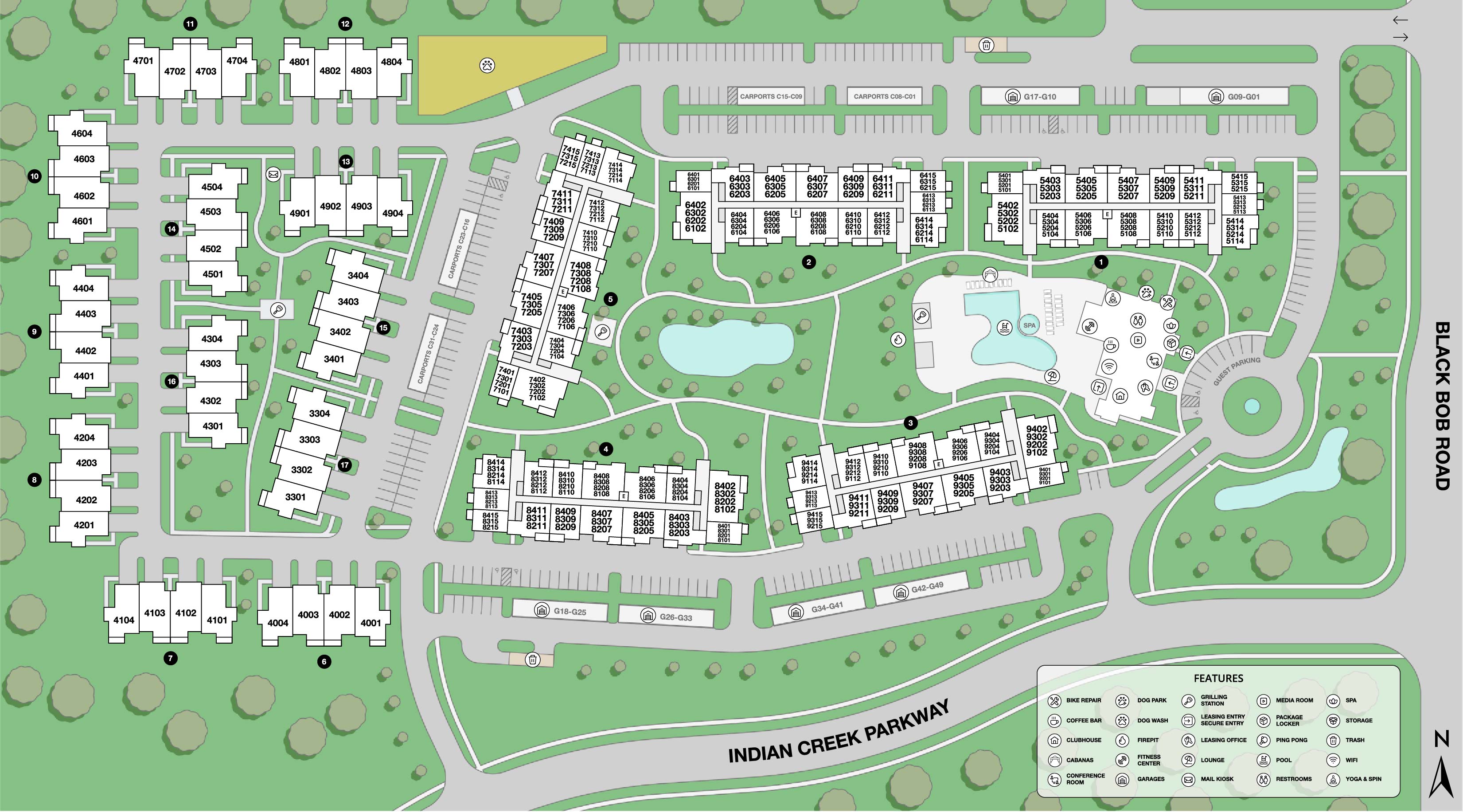 Property Map at MAA ONE28
