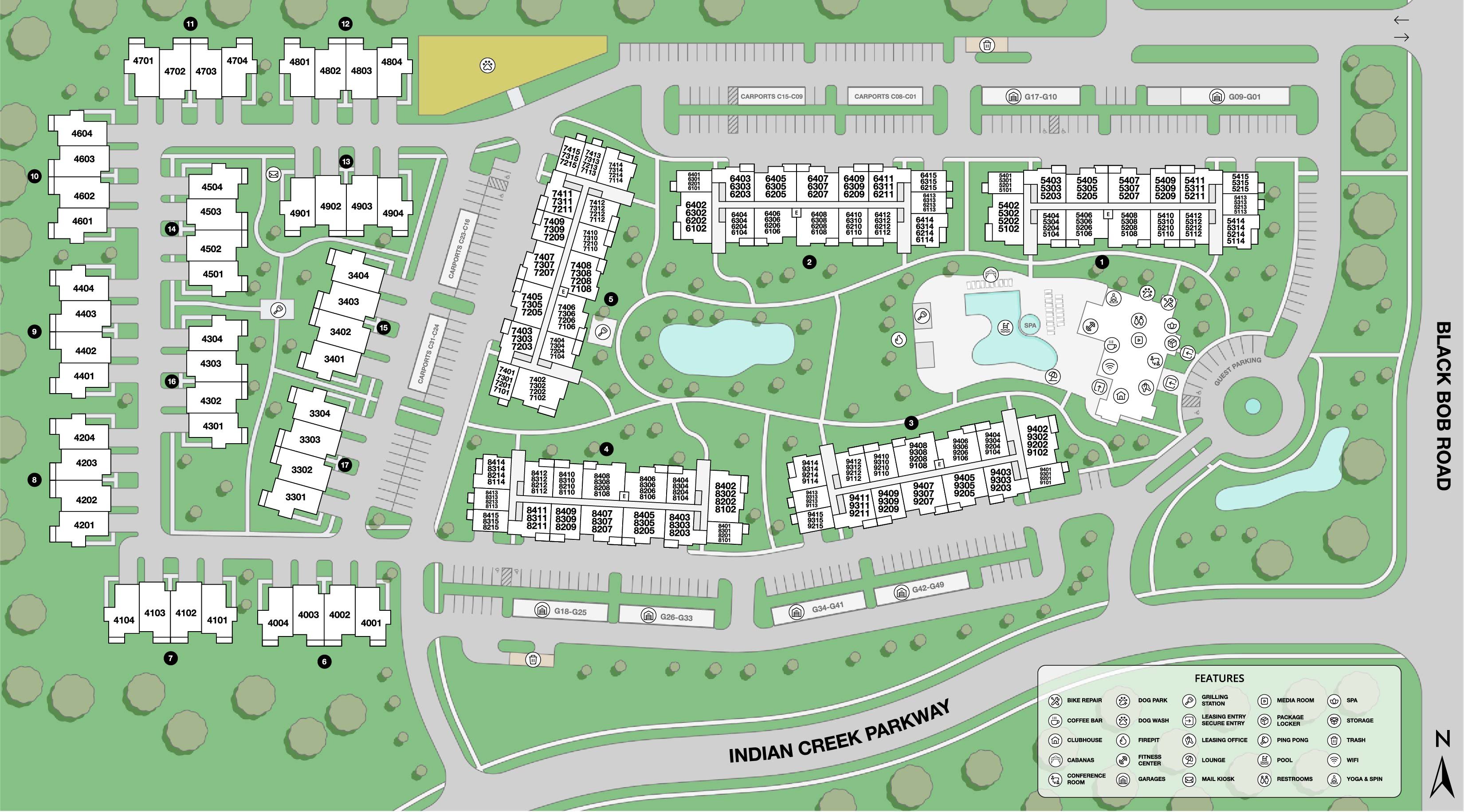 Property Map at MAA ONE28