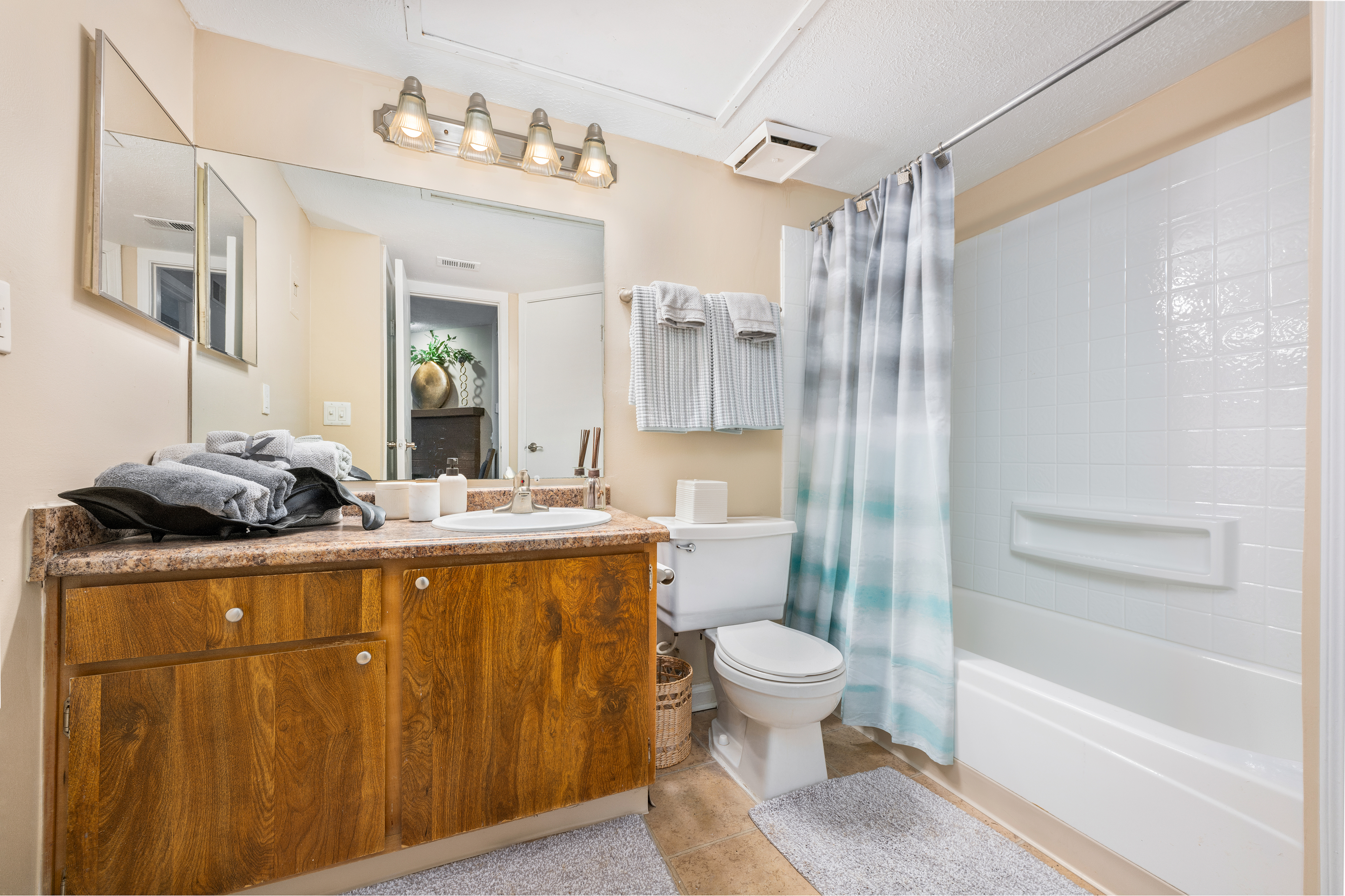 Bathroom at MAA Village luxury apartment homes in Lexington, KY