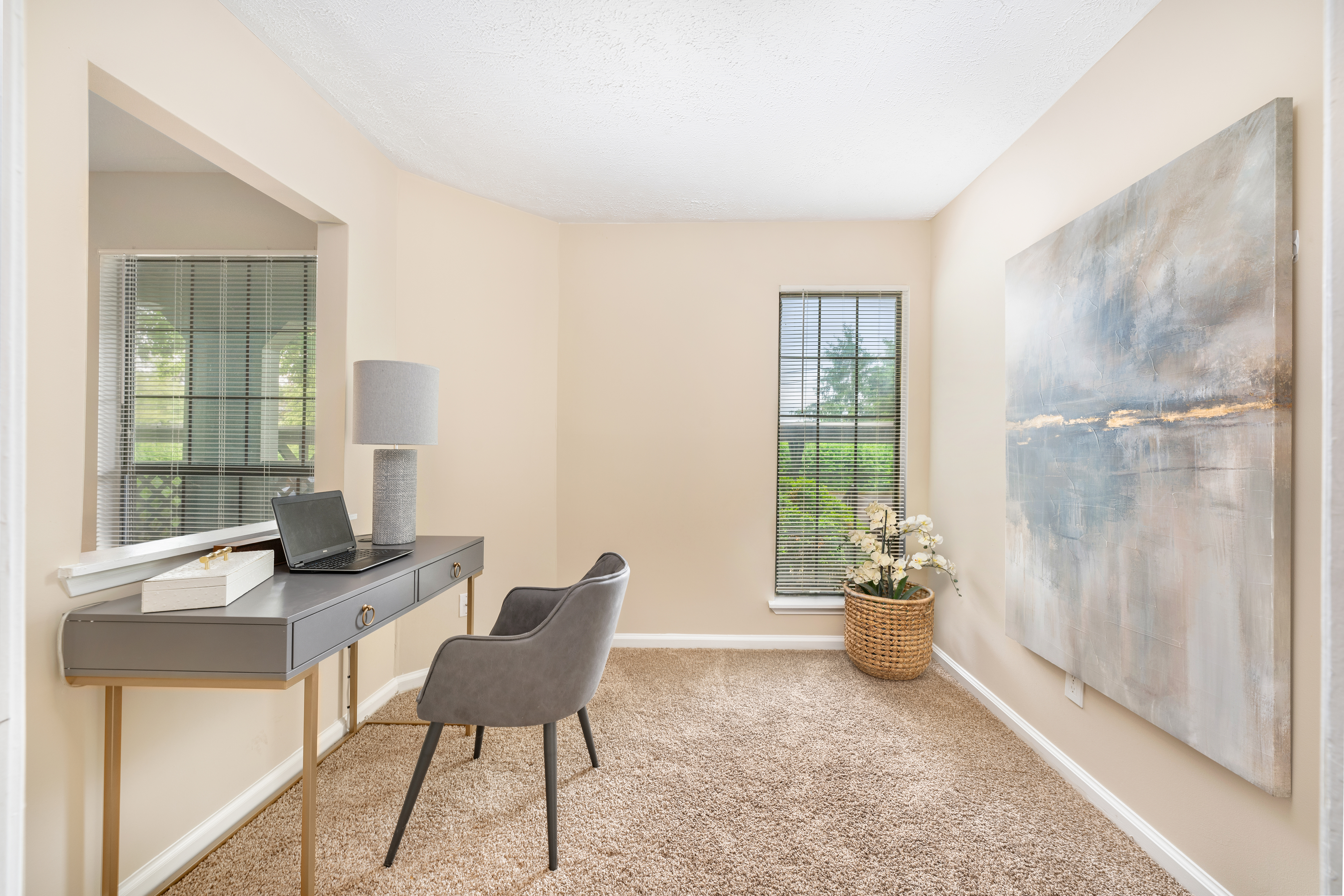 Workspace at MAA Village luxury apartment homes in Lexington, KY