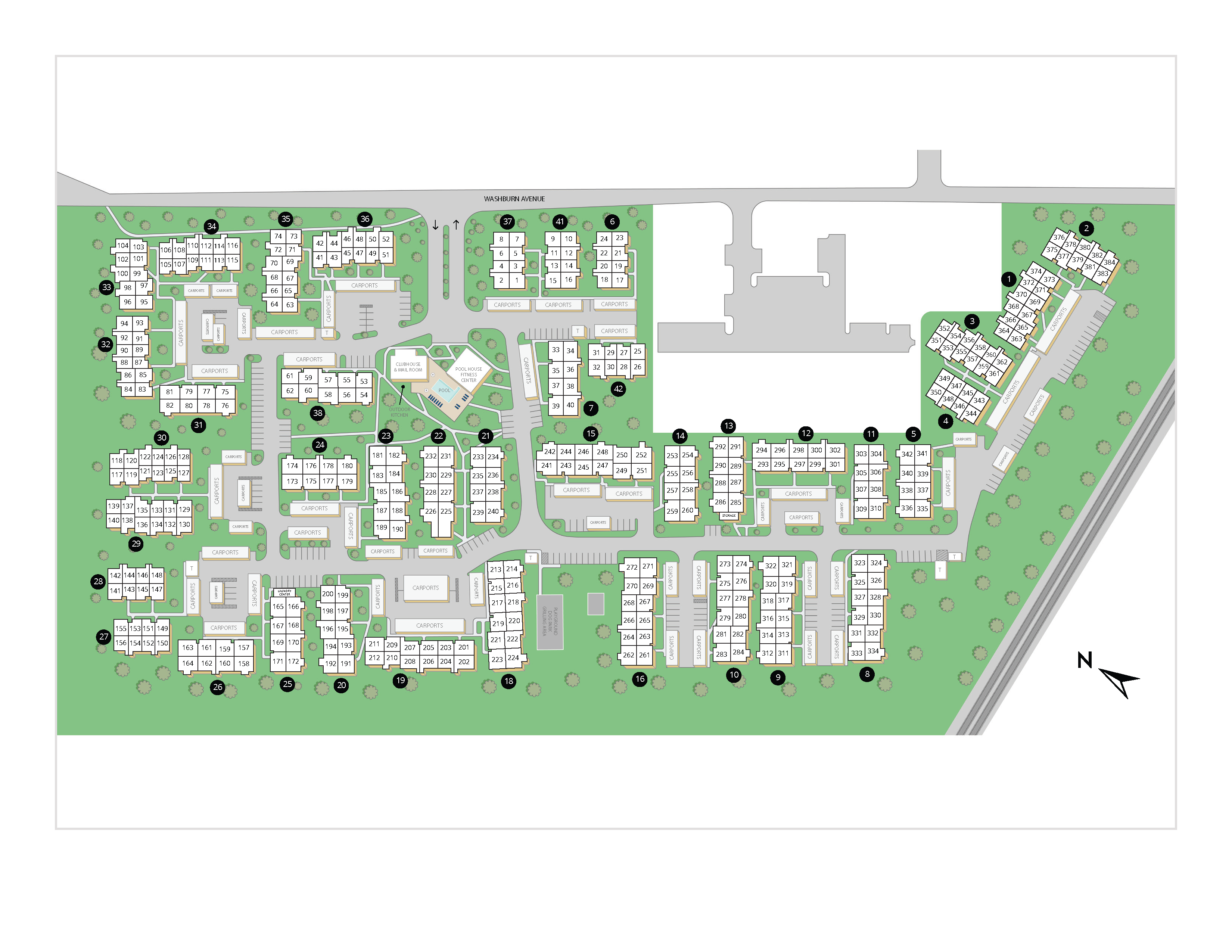 MAA Westport property map