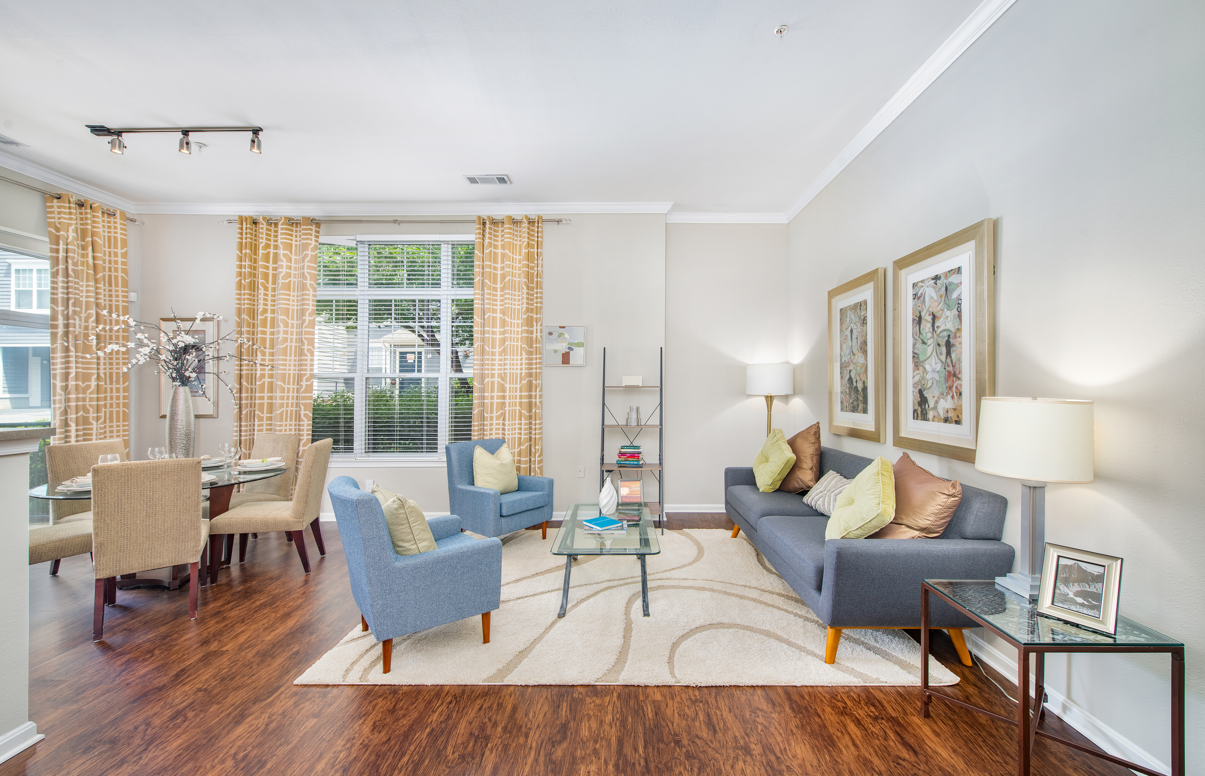 Living Room at MAA Fallsgrove in Rockville, MD