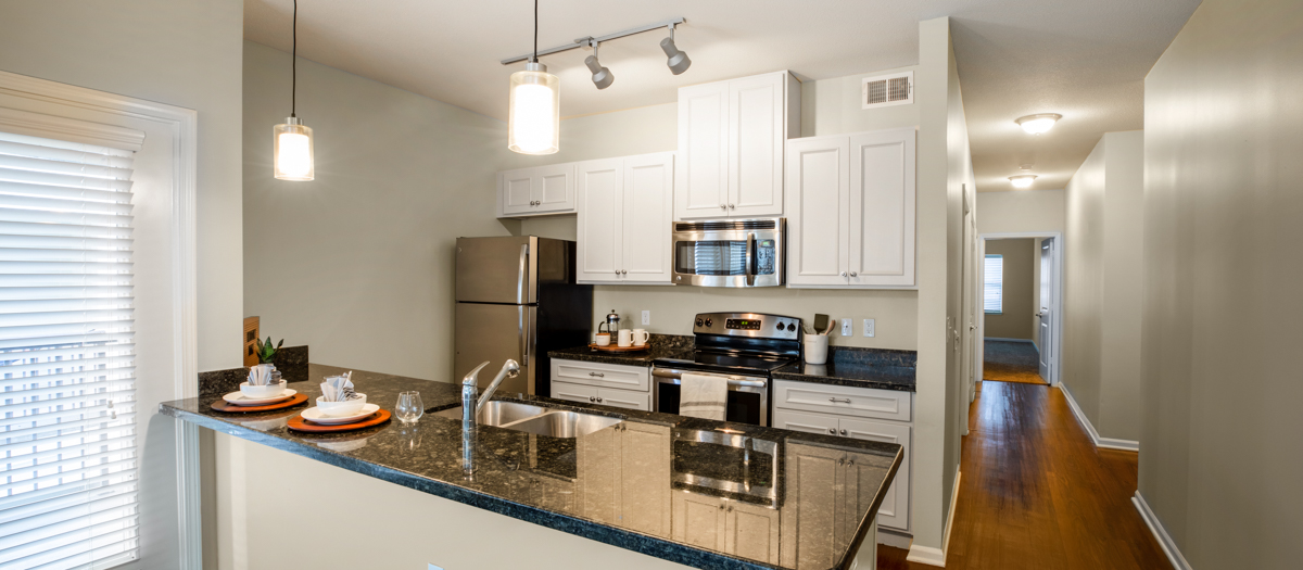 Kitchen at MAA Denton Pointe luxury apartment homes in Kansas City, MO