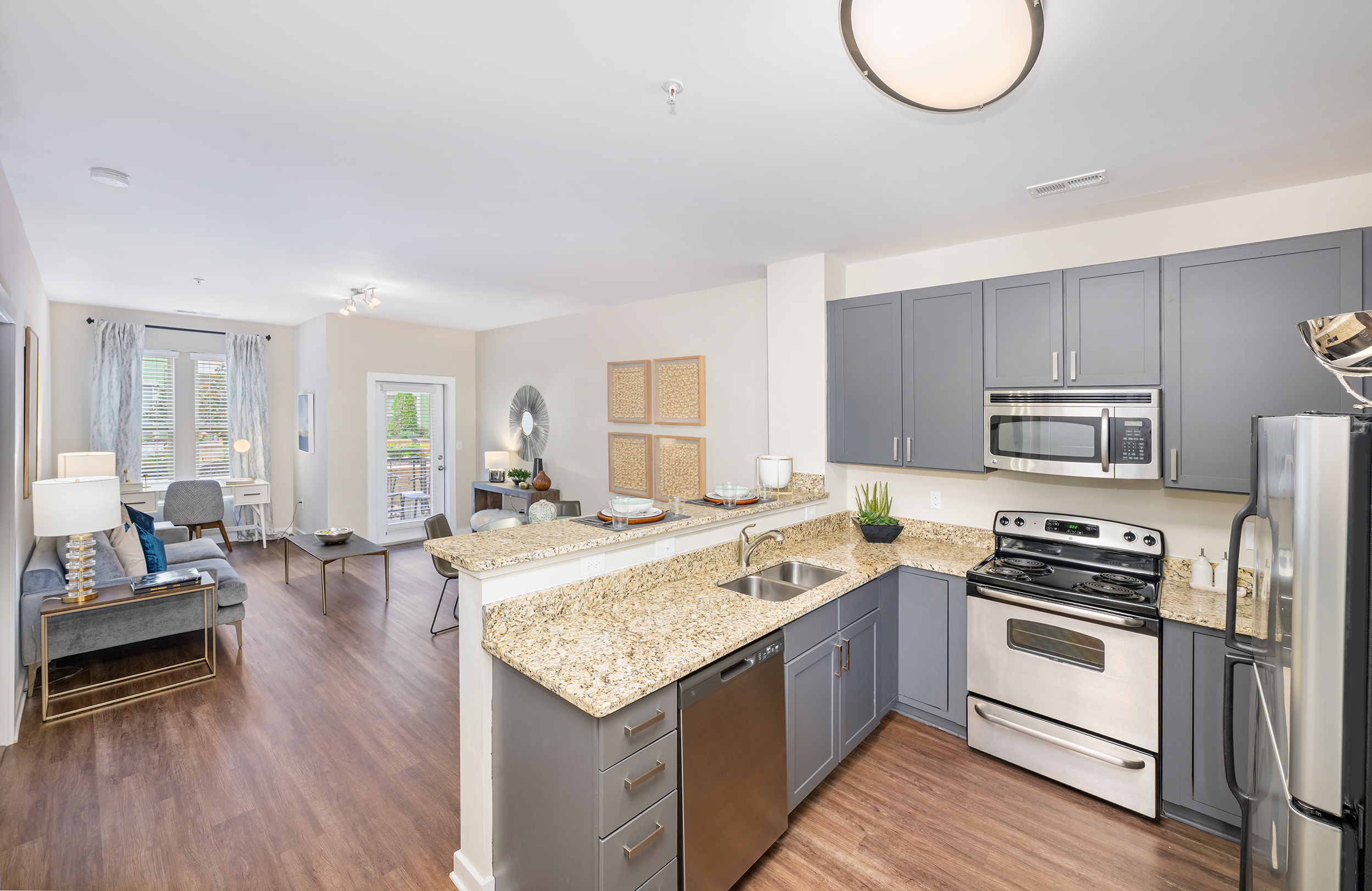 Kitchen at MAA 1225 luxury apartment homes in Charlotte, NC
