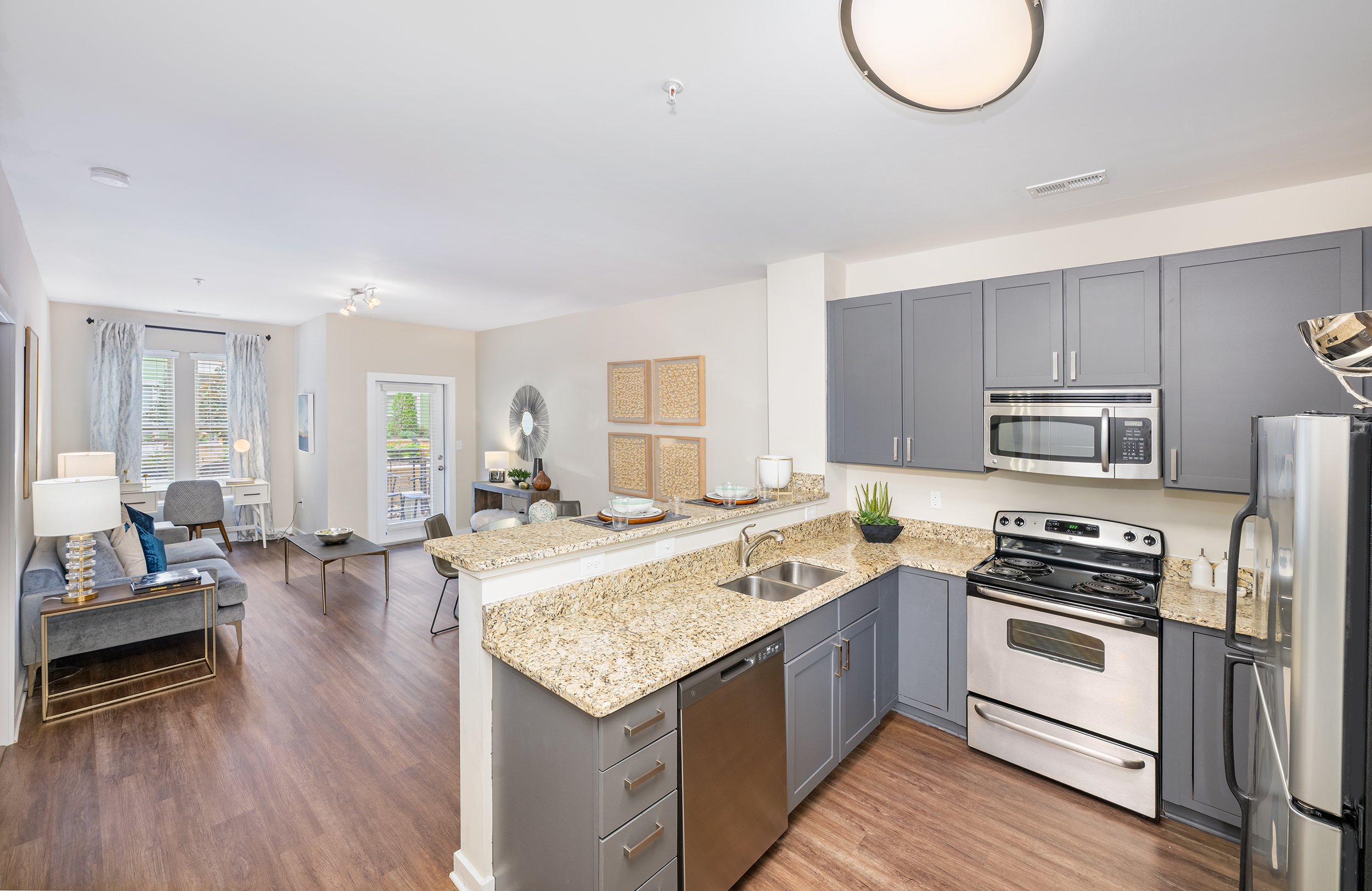 Kitchen at MAA 1225 luxury apartment homes in Charlotte, NC