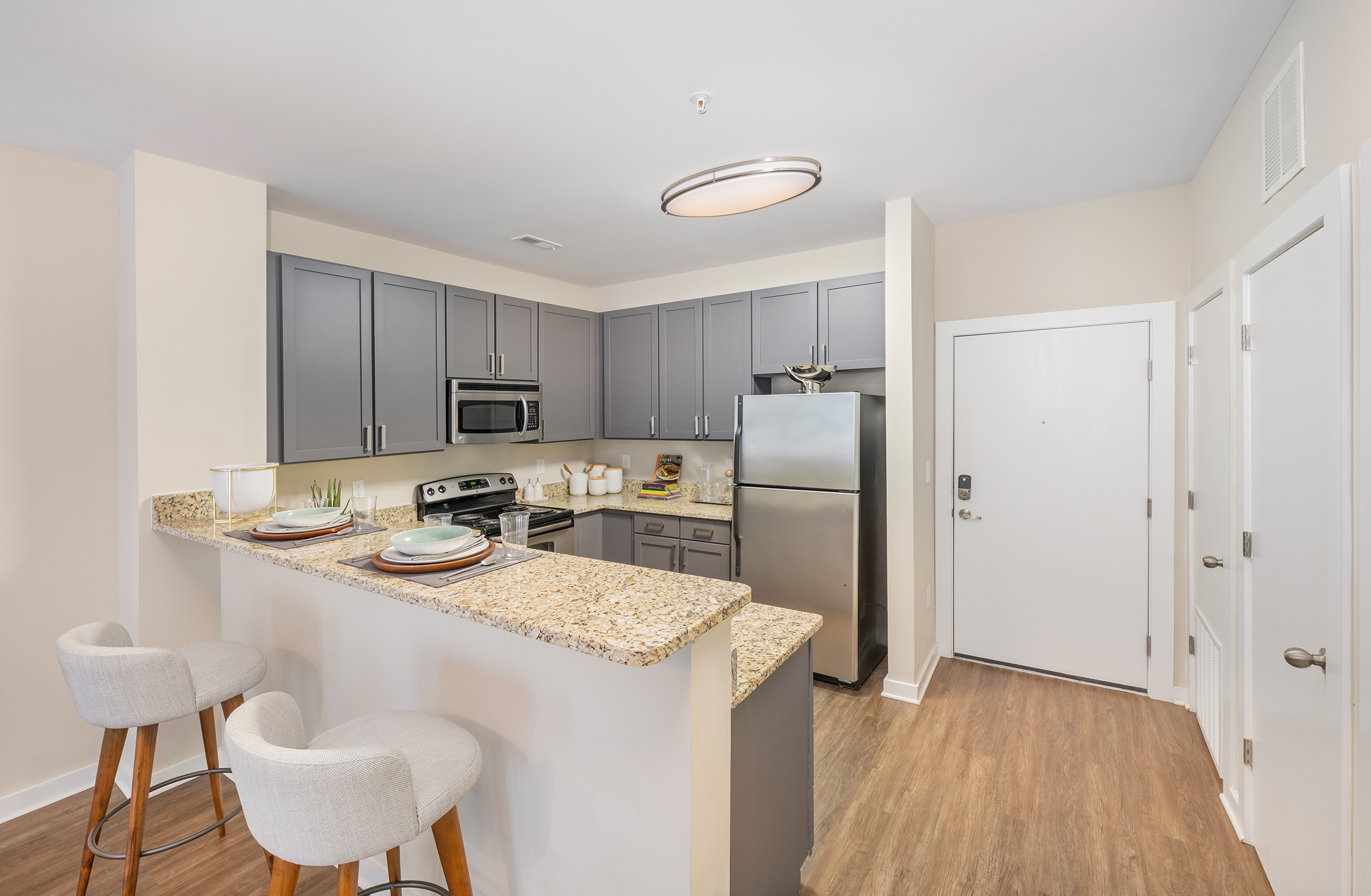 Kitchen at MAA 1225 luxury apartment homes in Charlotte, NC