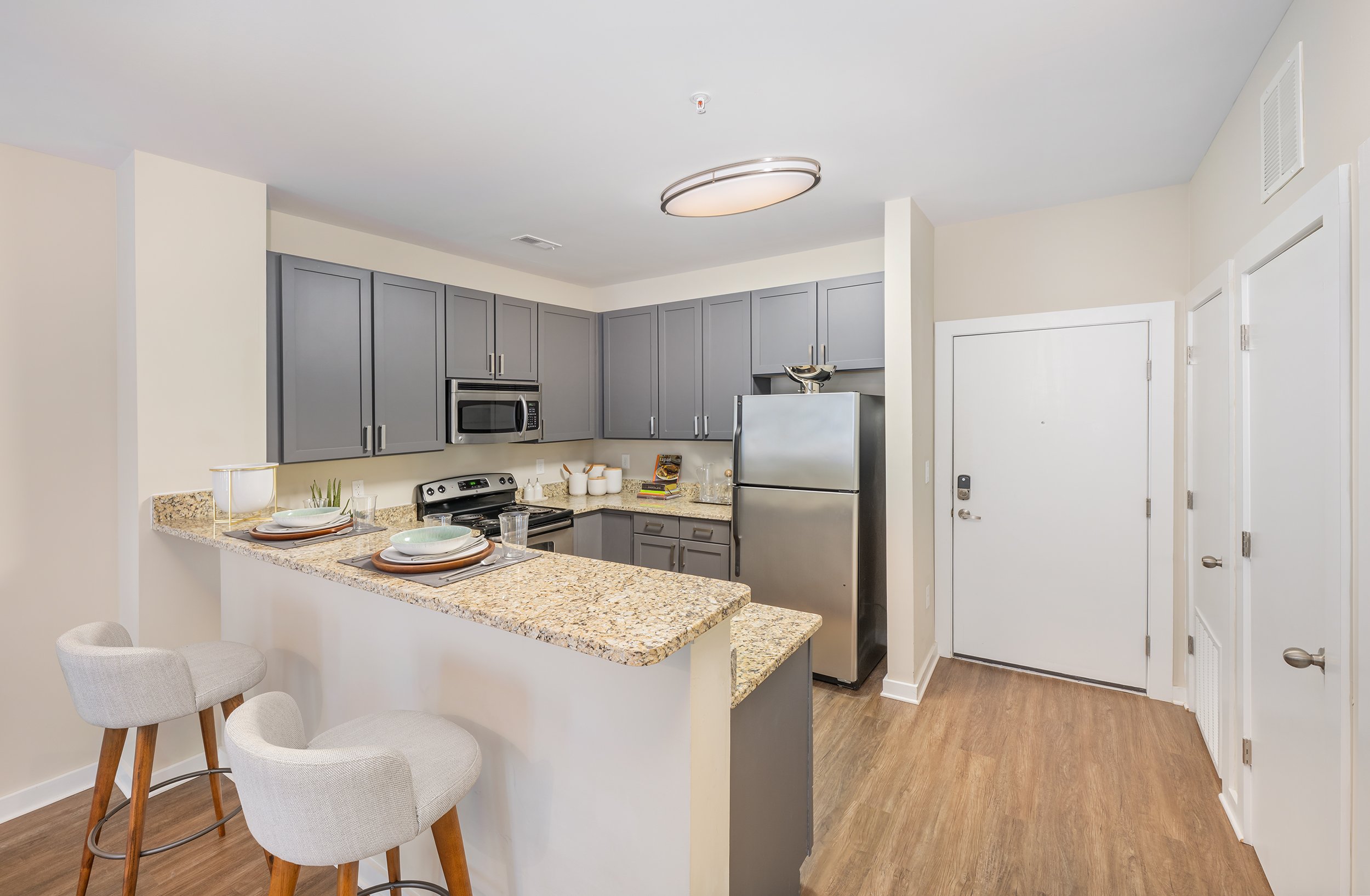 Kitchen at MAA 1225 luxury apartment homes in Charlotte, NC