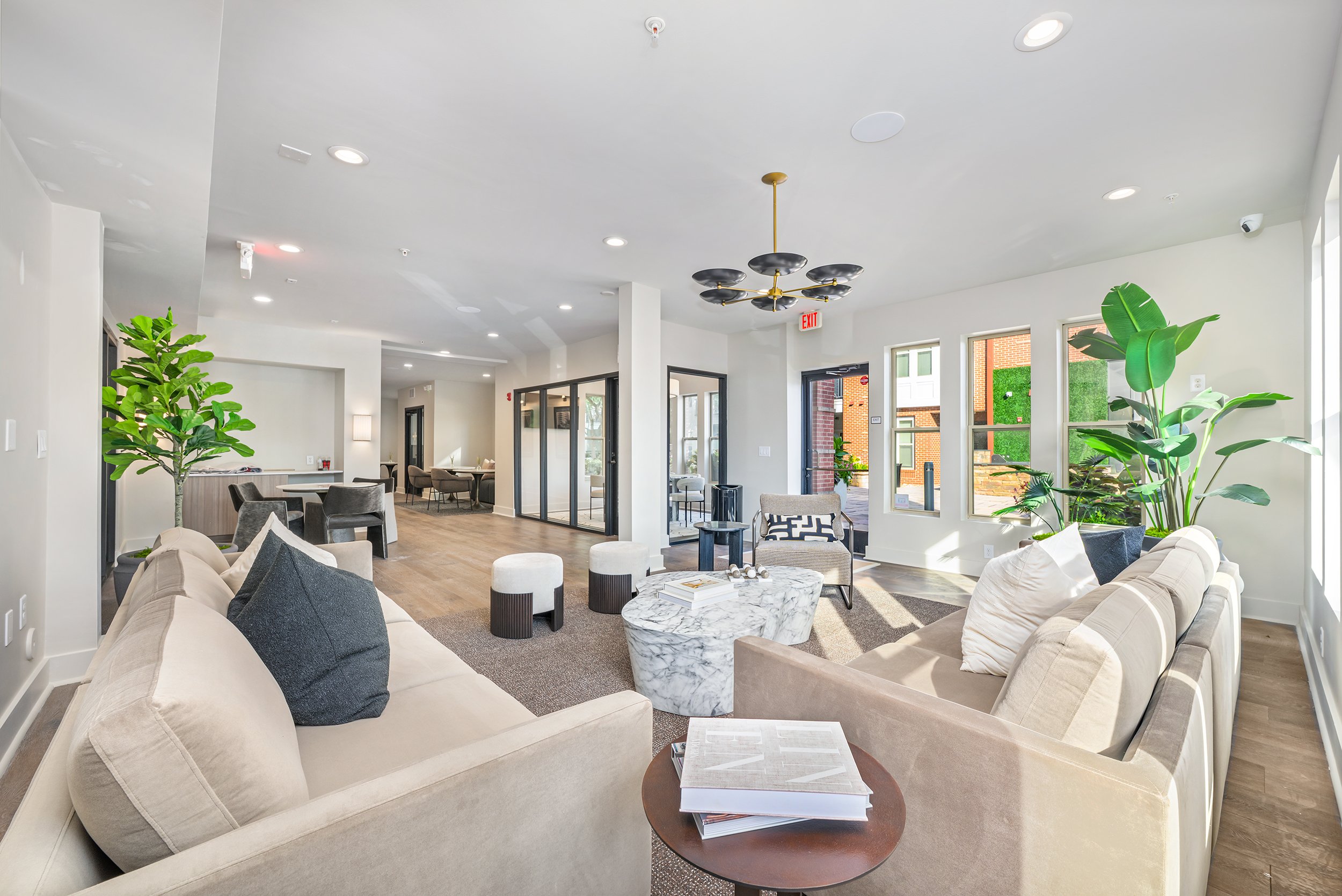 CLubhouse at MAA 1225 luxury apartment homes in Charlotte, NC
