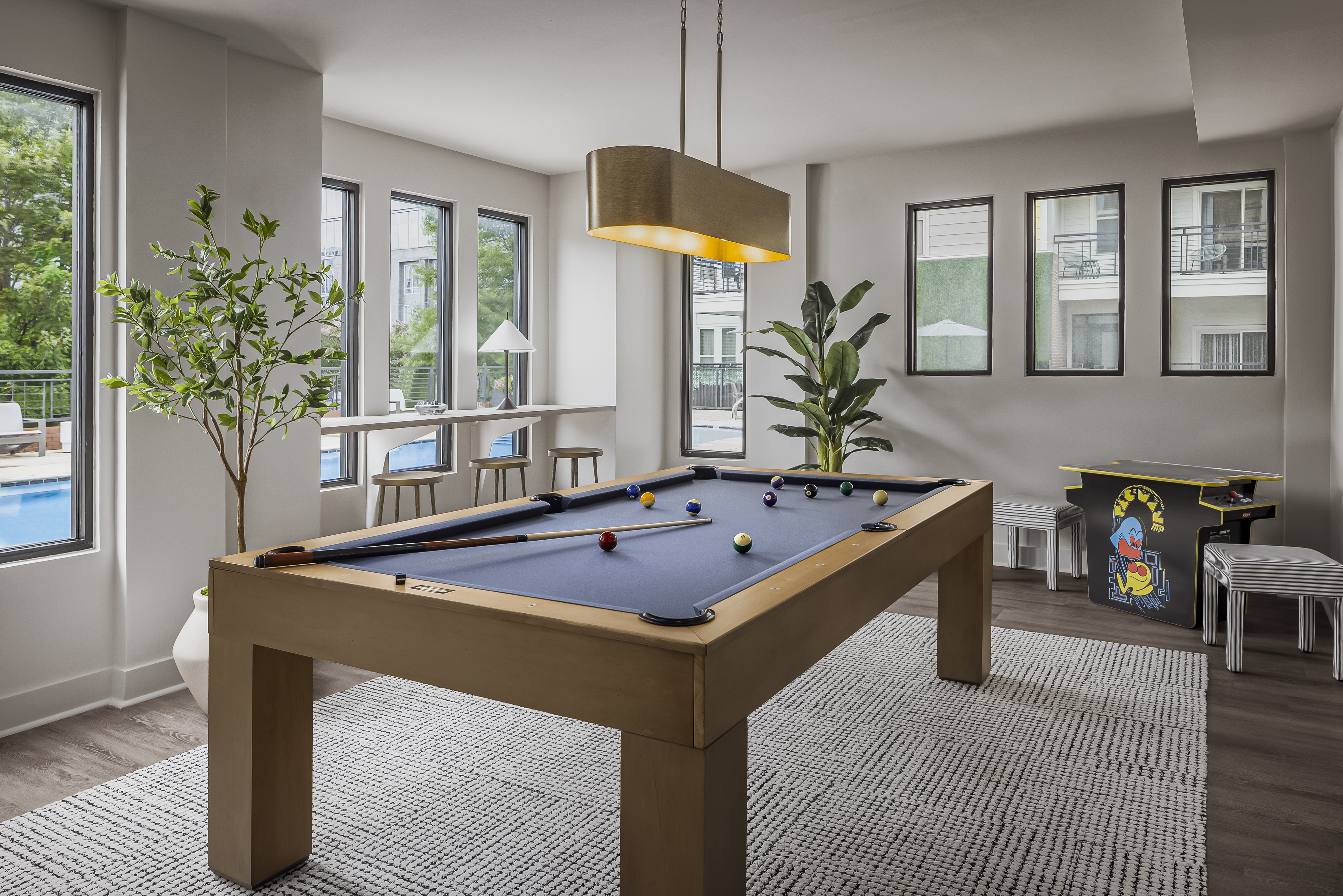 Pool table at MAA 1225 luxury apartment homes in Charlotte, NC