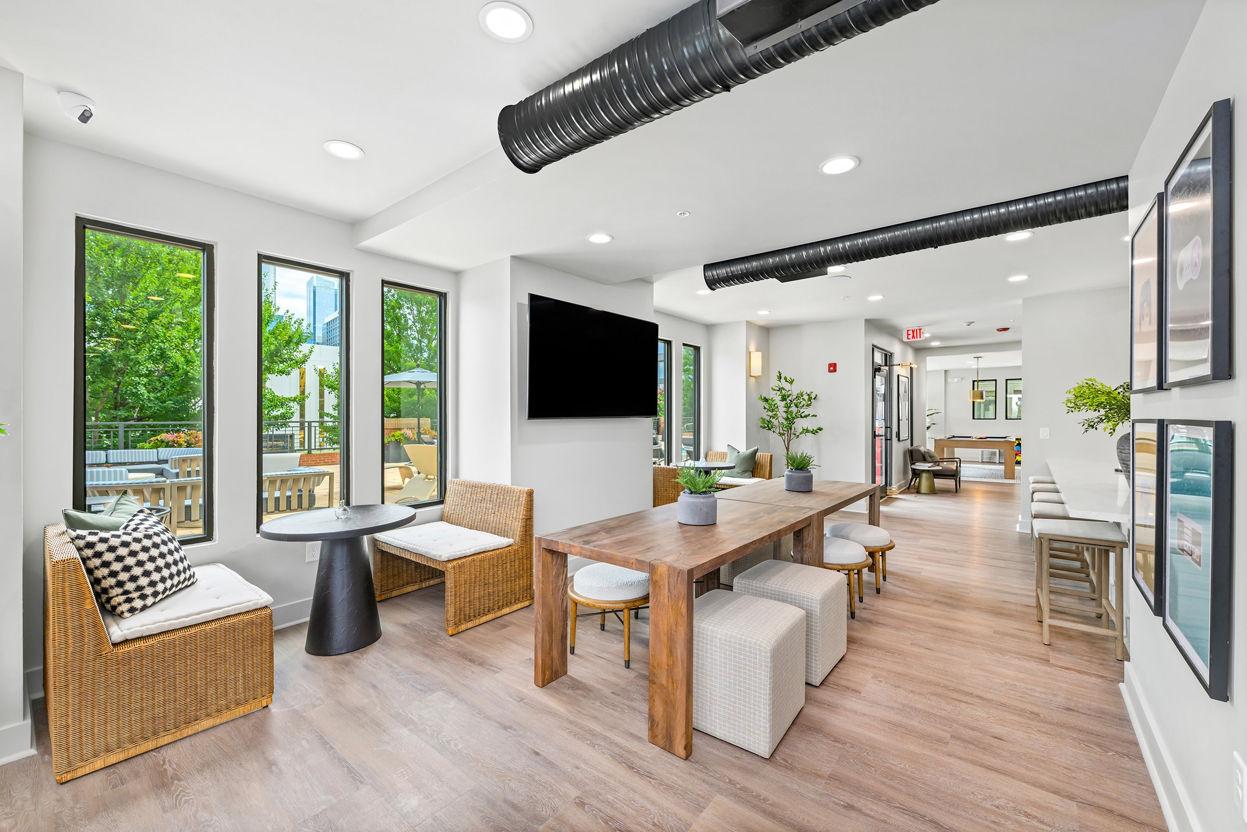 Clubhouse at MAA 1225 luxury apartment homes in Charlotte, NC