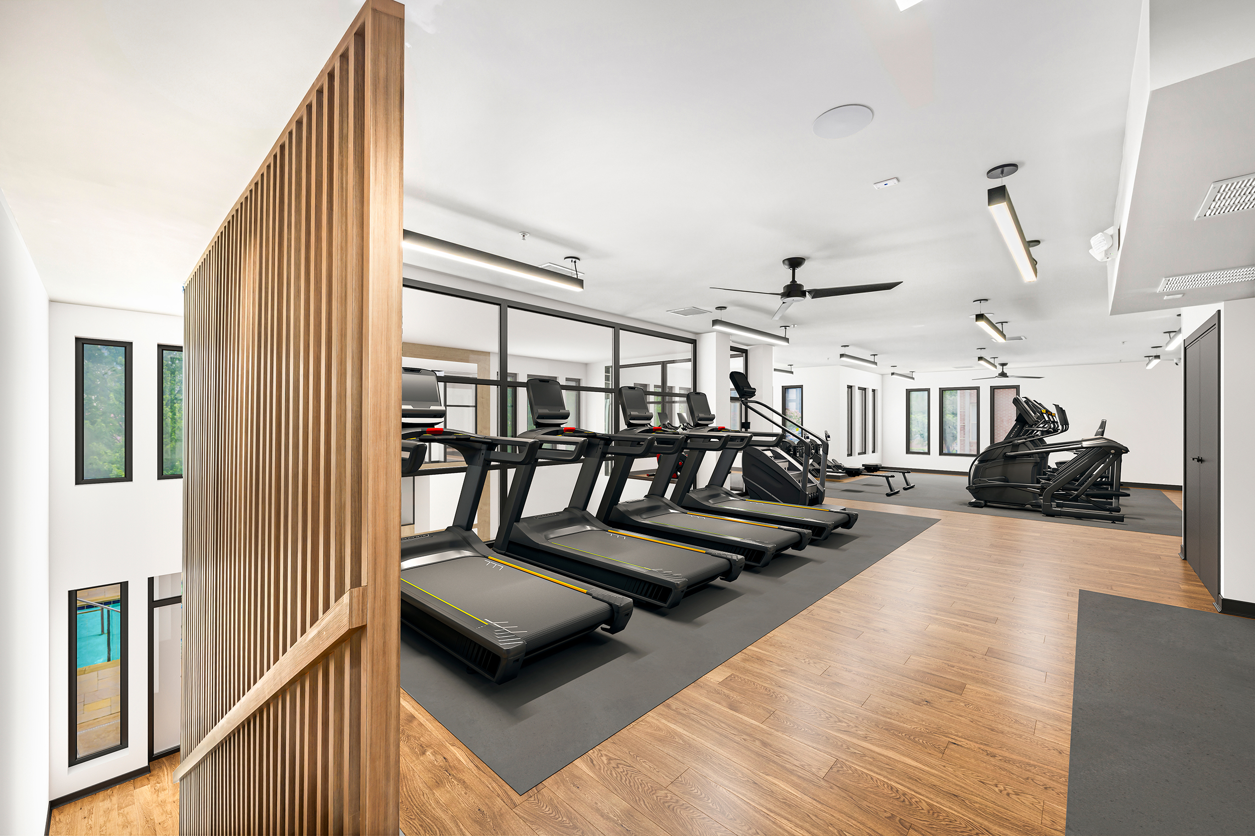 Fitness center at MAA 1225 luxury apartment homes in Charlotte, NC