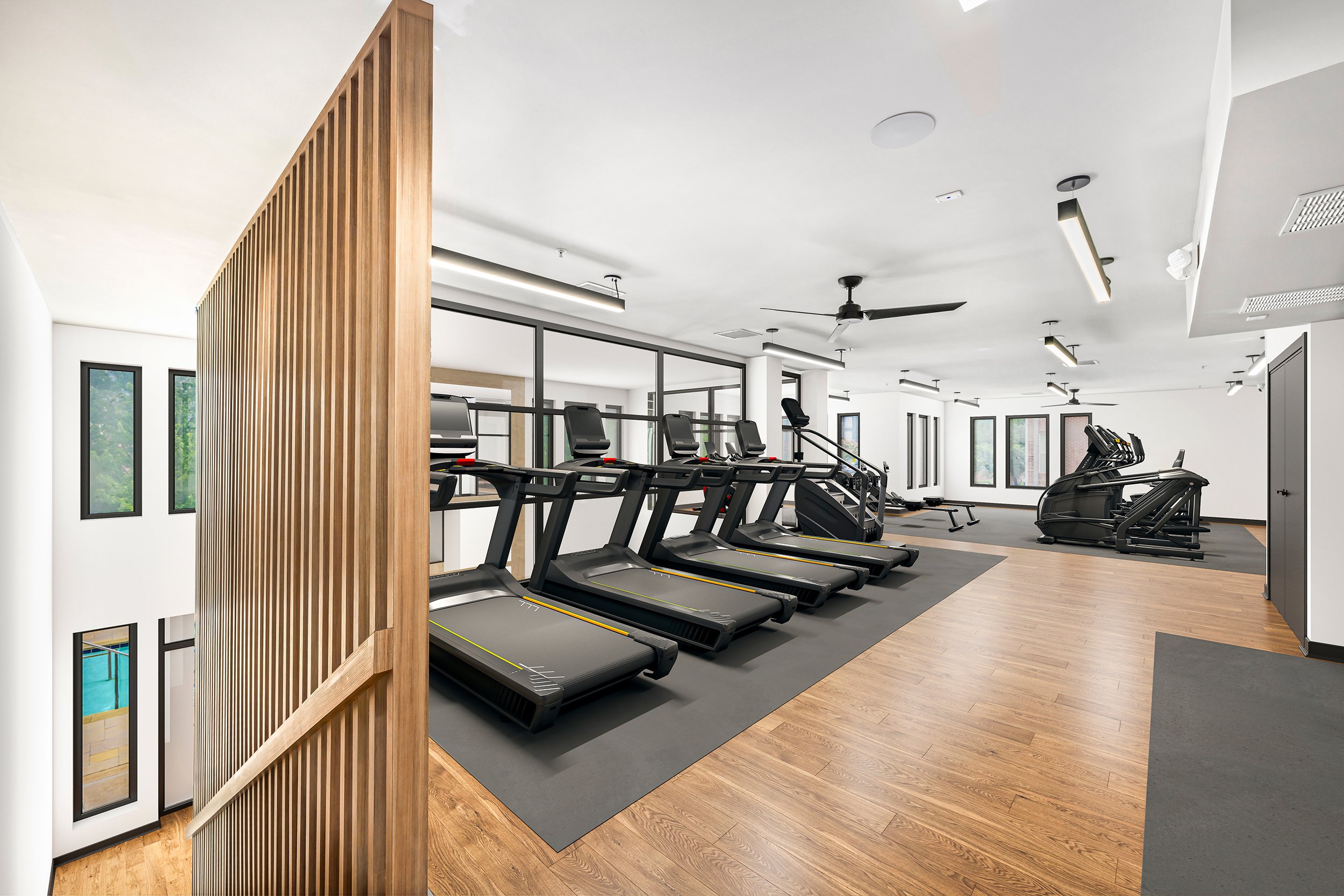 Fitness center at MAA 1225 luxury apartment homes in Charlotte, NC