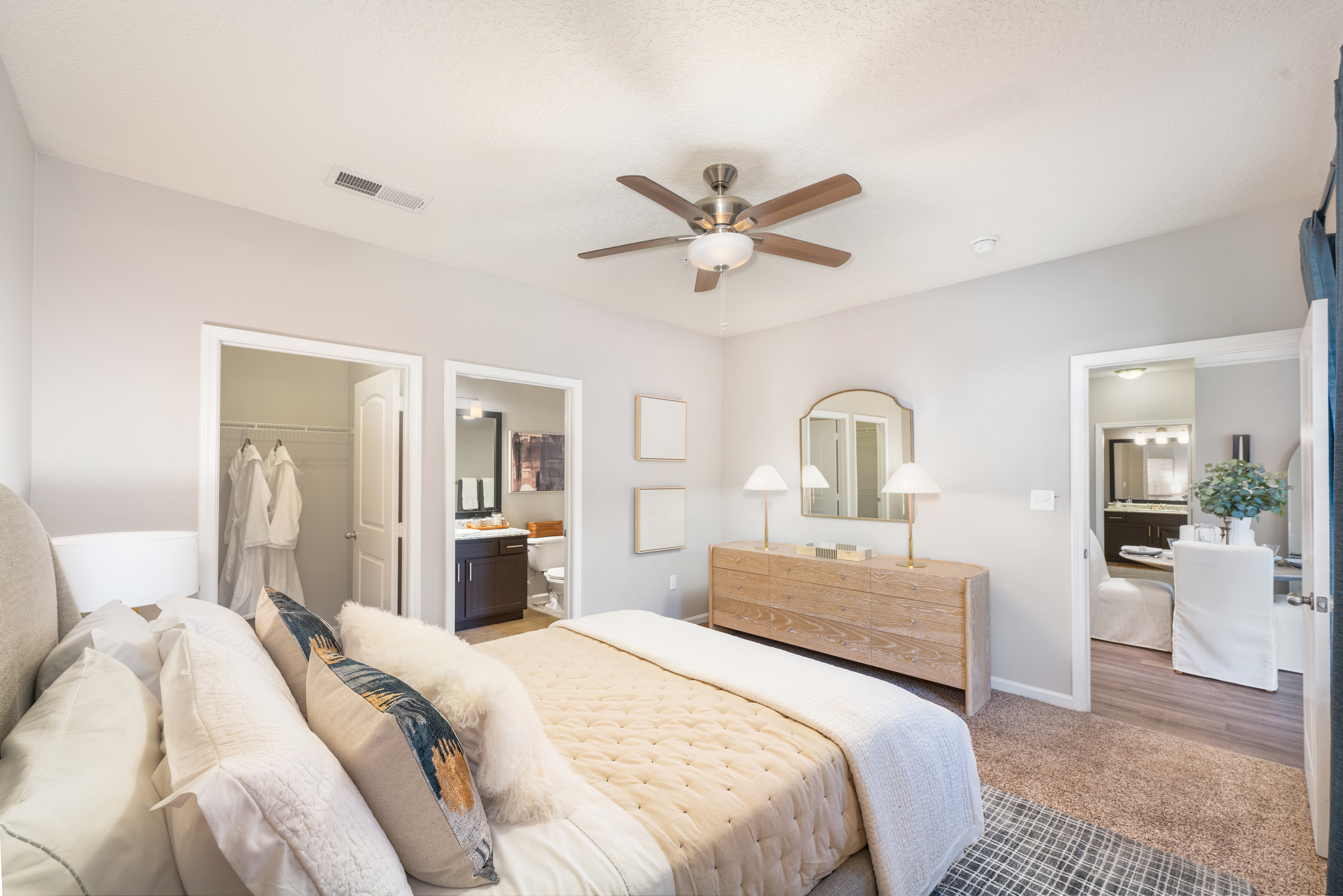 Bedroom at MAA Ayrsley luxury apartment homes in Charlotte, NC