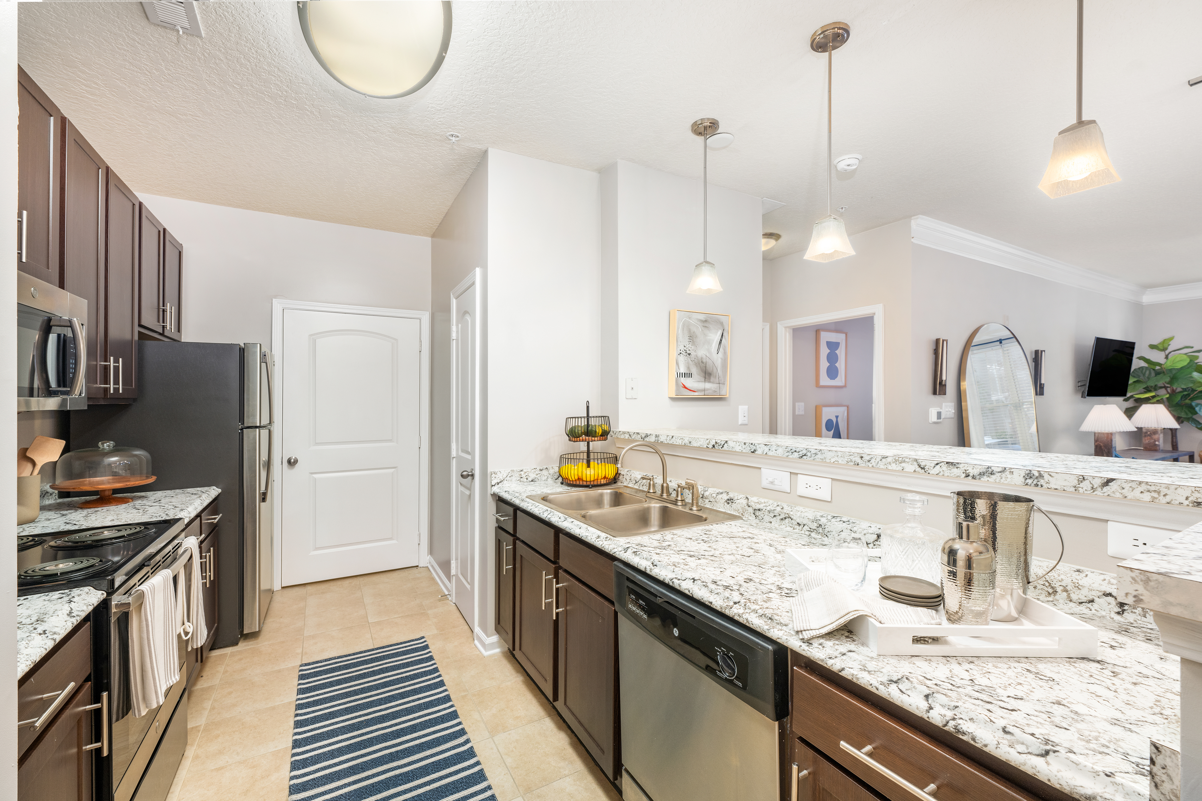 Kitchen at MAA Ayrsley luxury apartment homes in Charlotte, NC