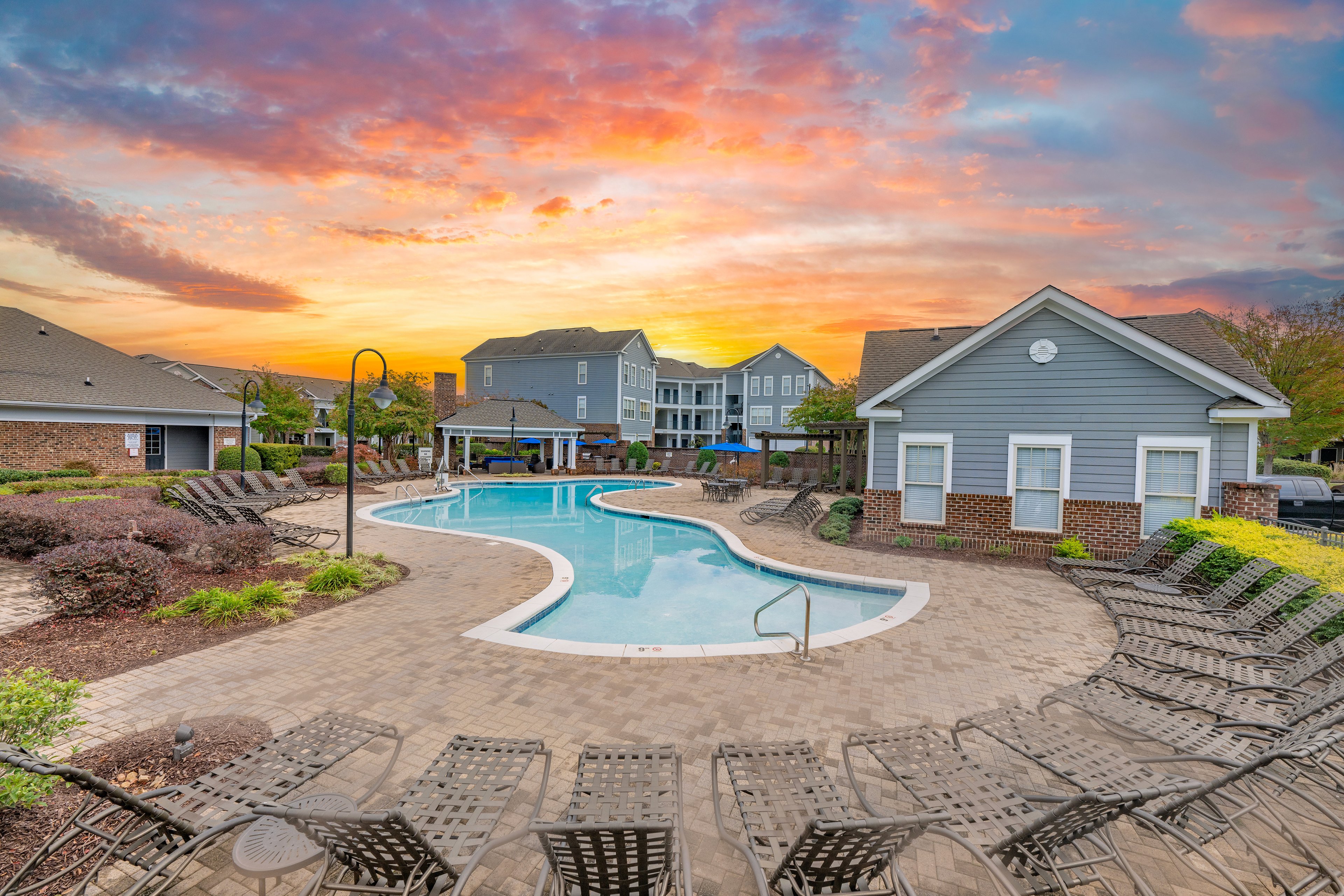Pool at MAA Ayrsley luxury apartment homes in Charlotte, NC