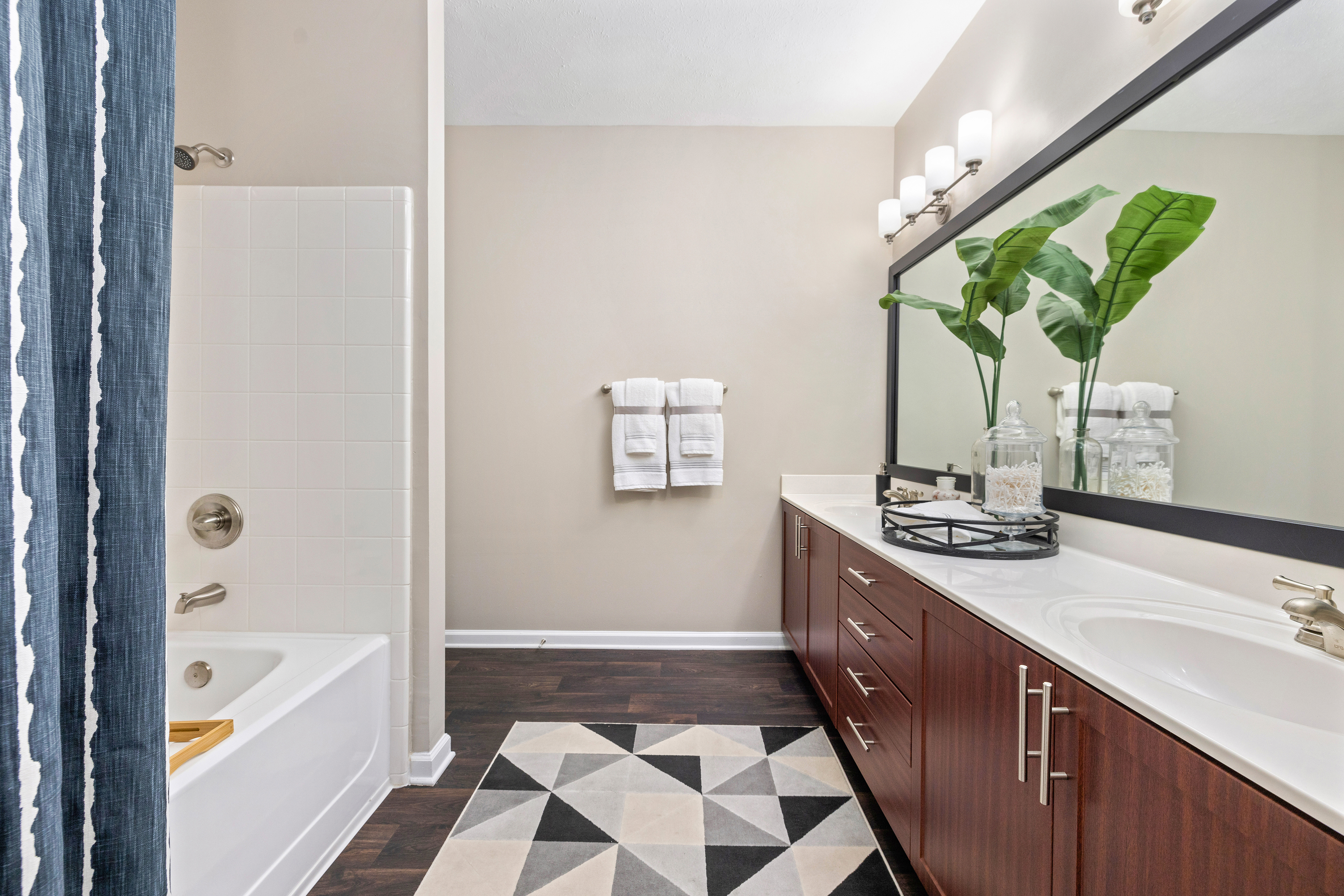 Bathroom at MAA Ballantyne luxury apartment homes in Charlotte, NC