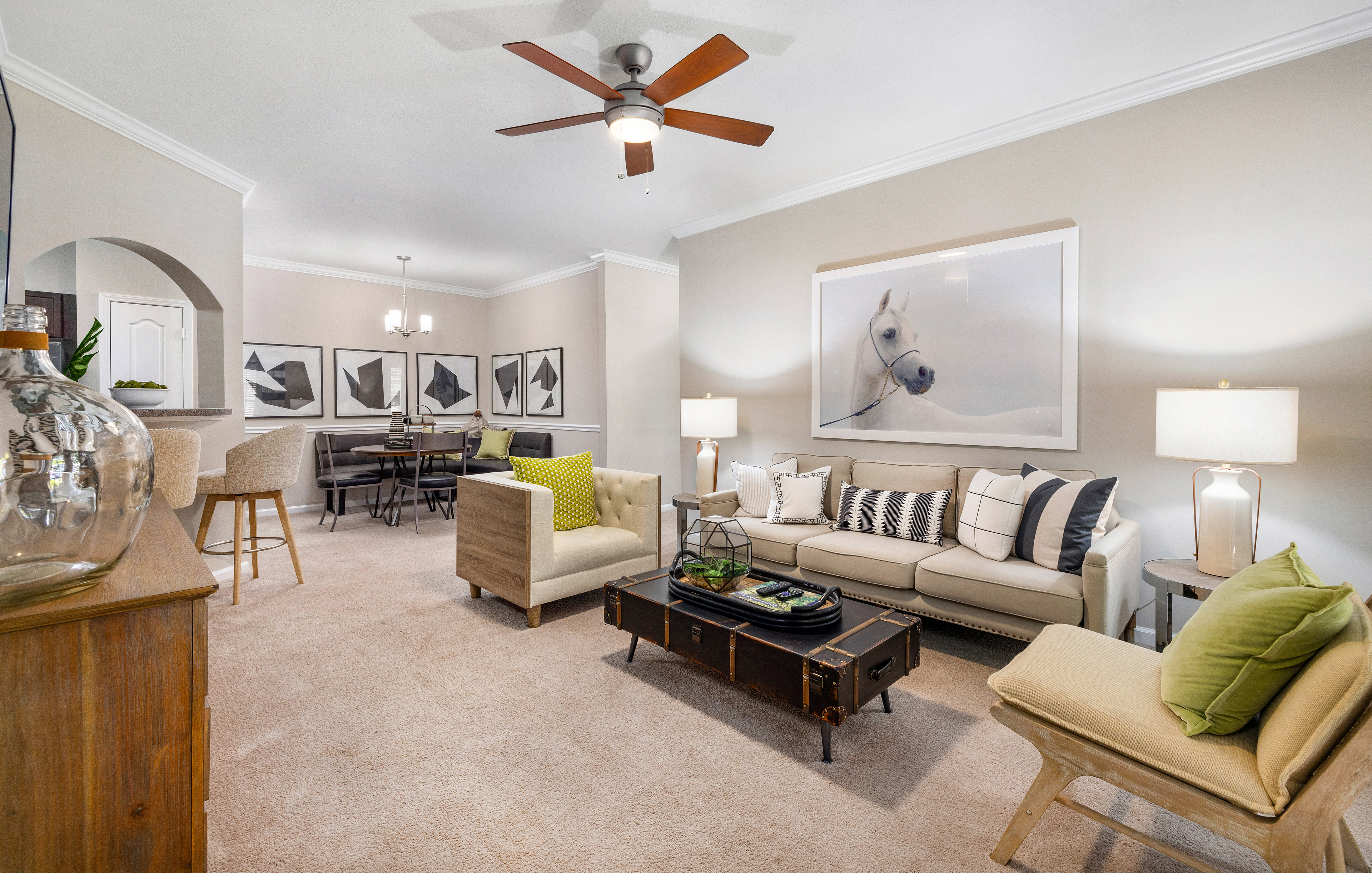 Model at MAA Ballantyne luxury apartment homes in Charlotte, NC