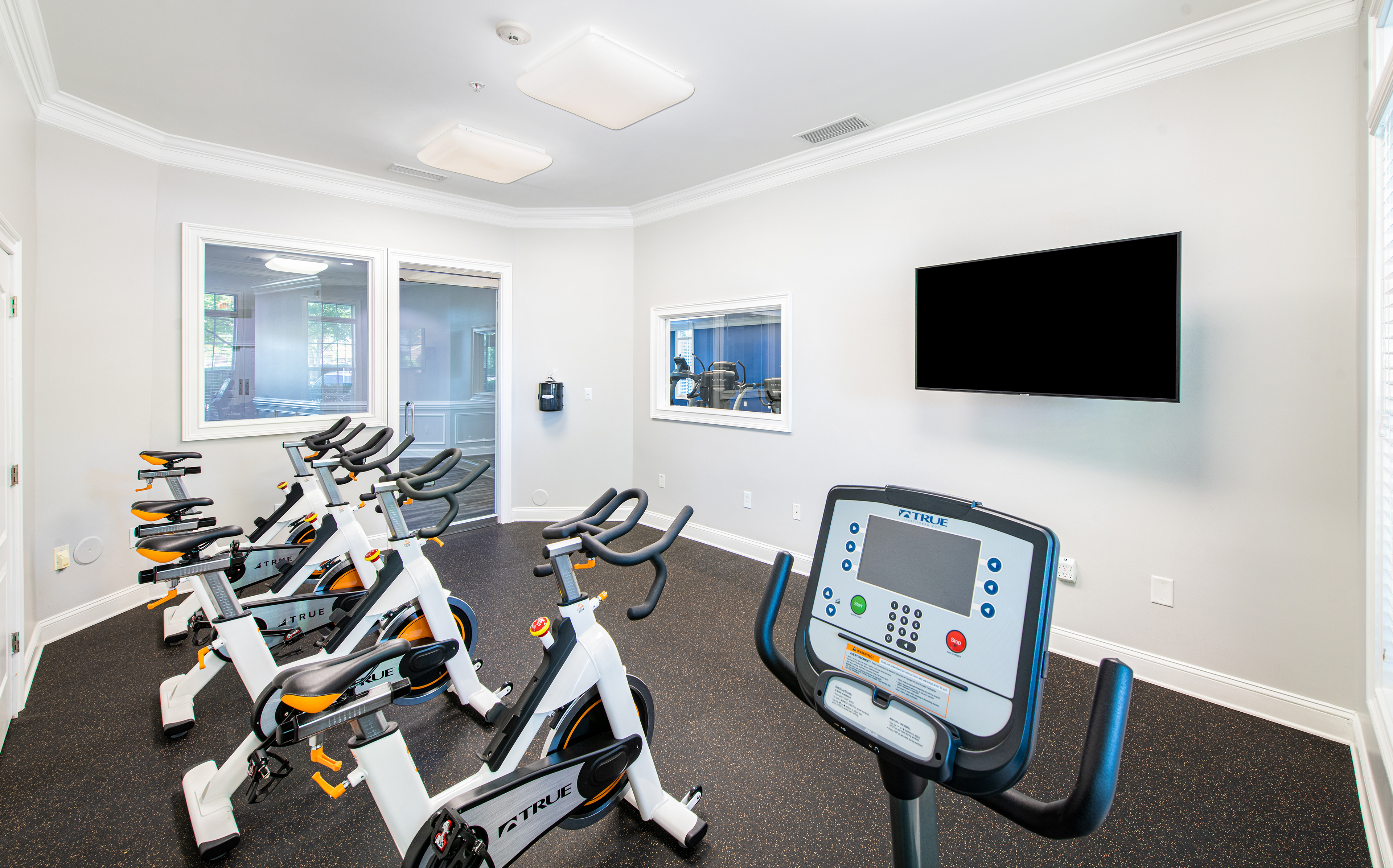 Fitness center at MAA Ballantyne luxury apartment homes in Charlotte, NC