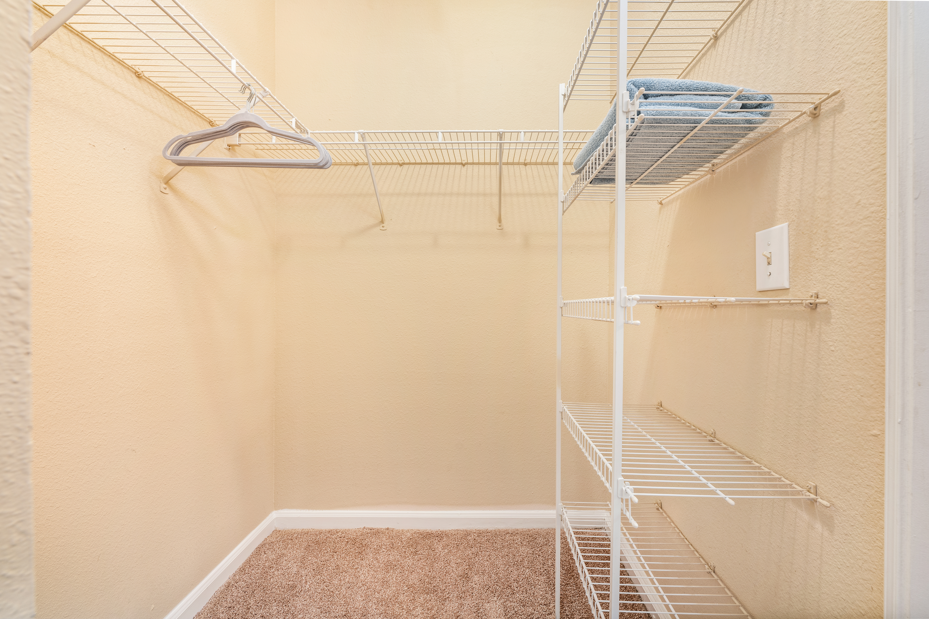 Closet at MAA Beverly Crest luxury apartment homes in Charlotte, NC