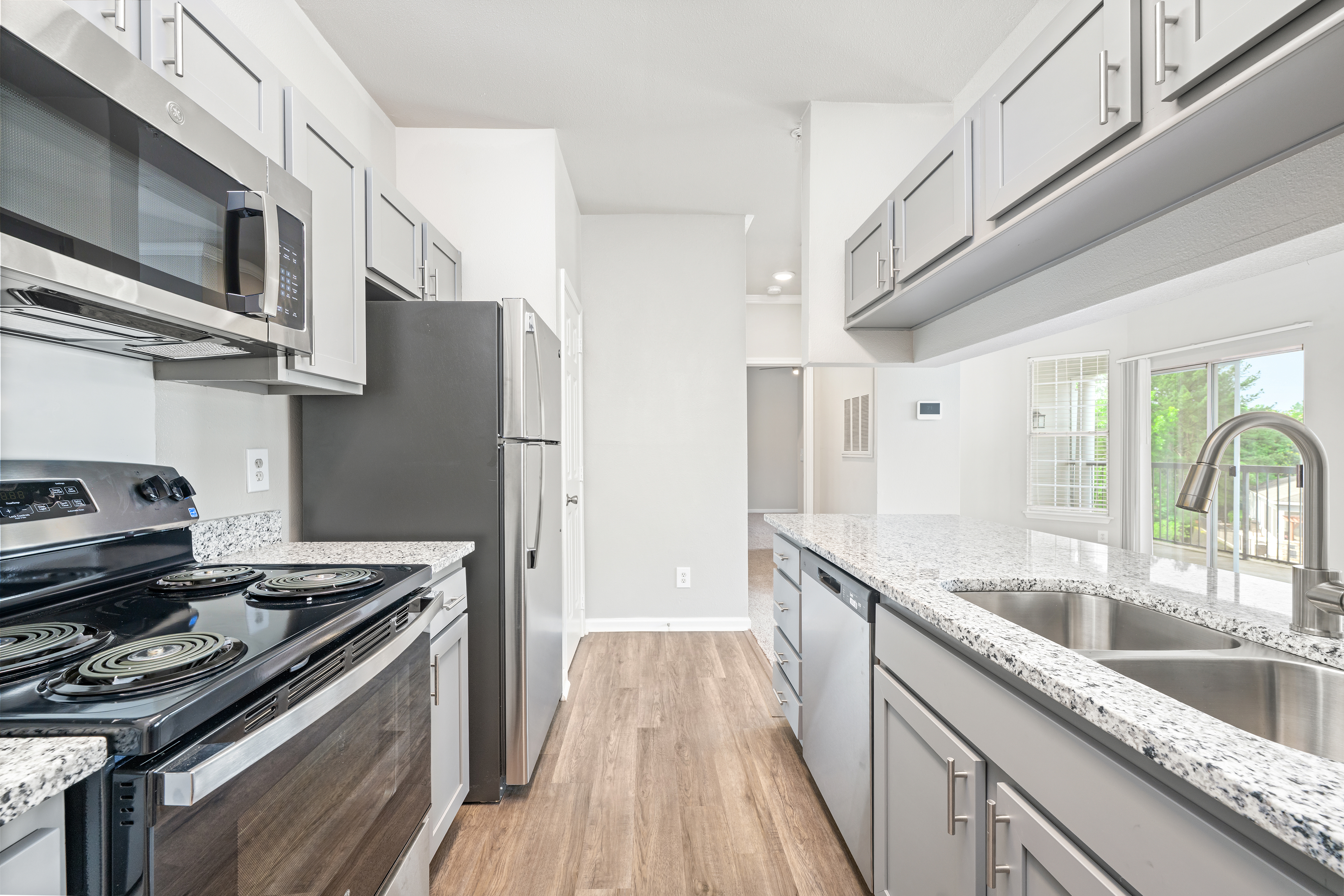 Kitchen at MAA Beverly Crest luxury apartment homes in Charlotte, NC