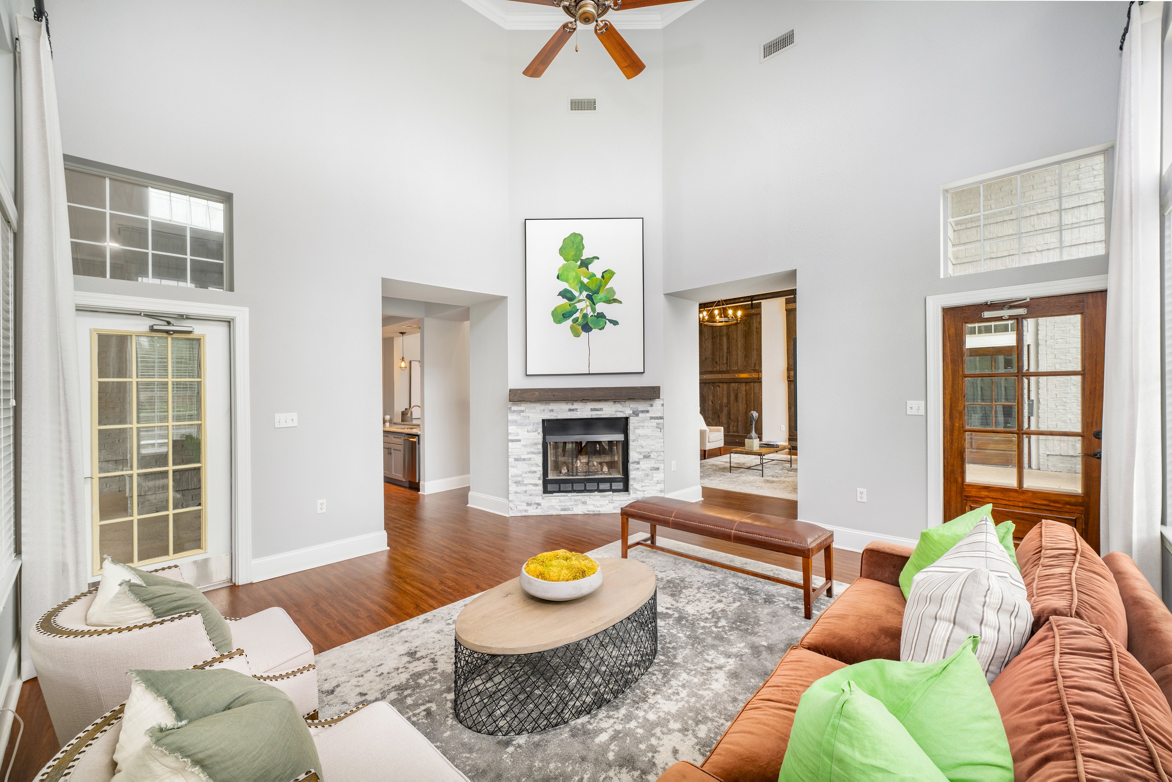 Clubhouse at MAA Beverly Crest luxury apartment homes in Charlotte, NC