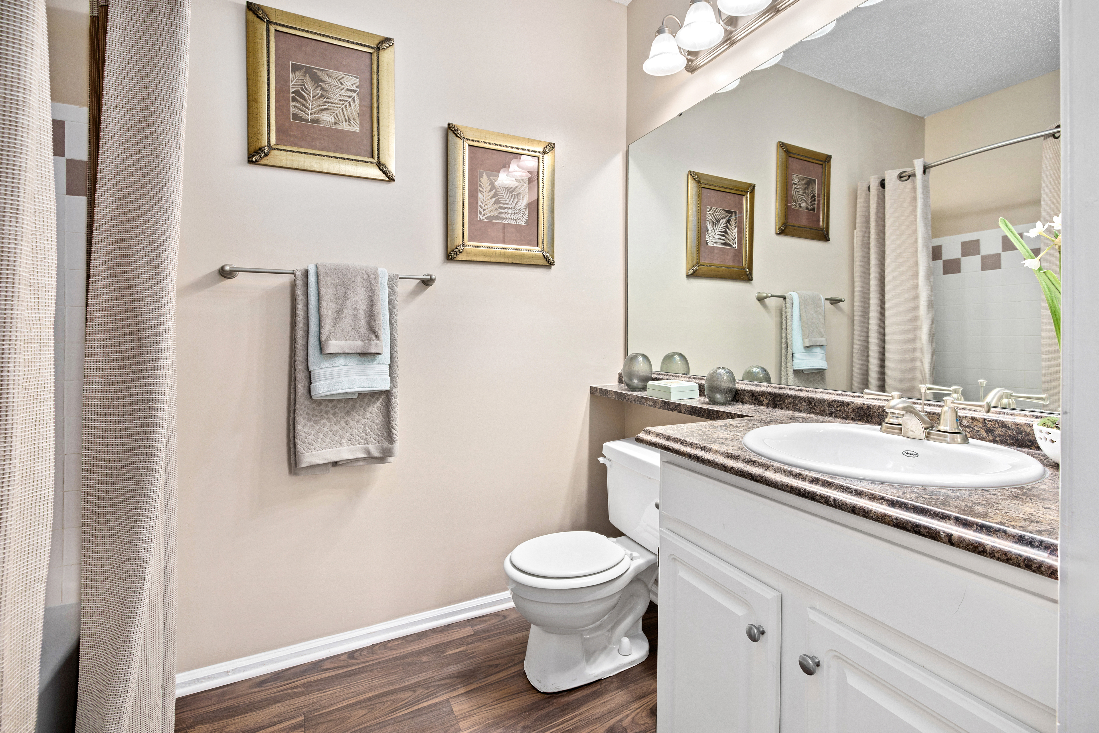 Model - Bathroom -  at MAA Chancellor Park luxury apartment homes in Charlotte, NC