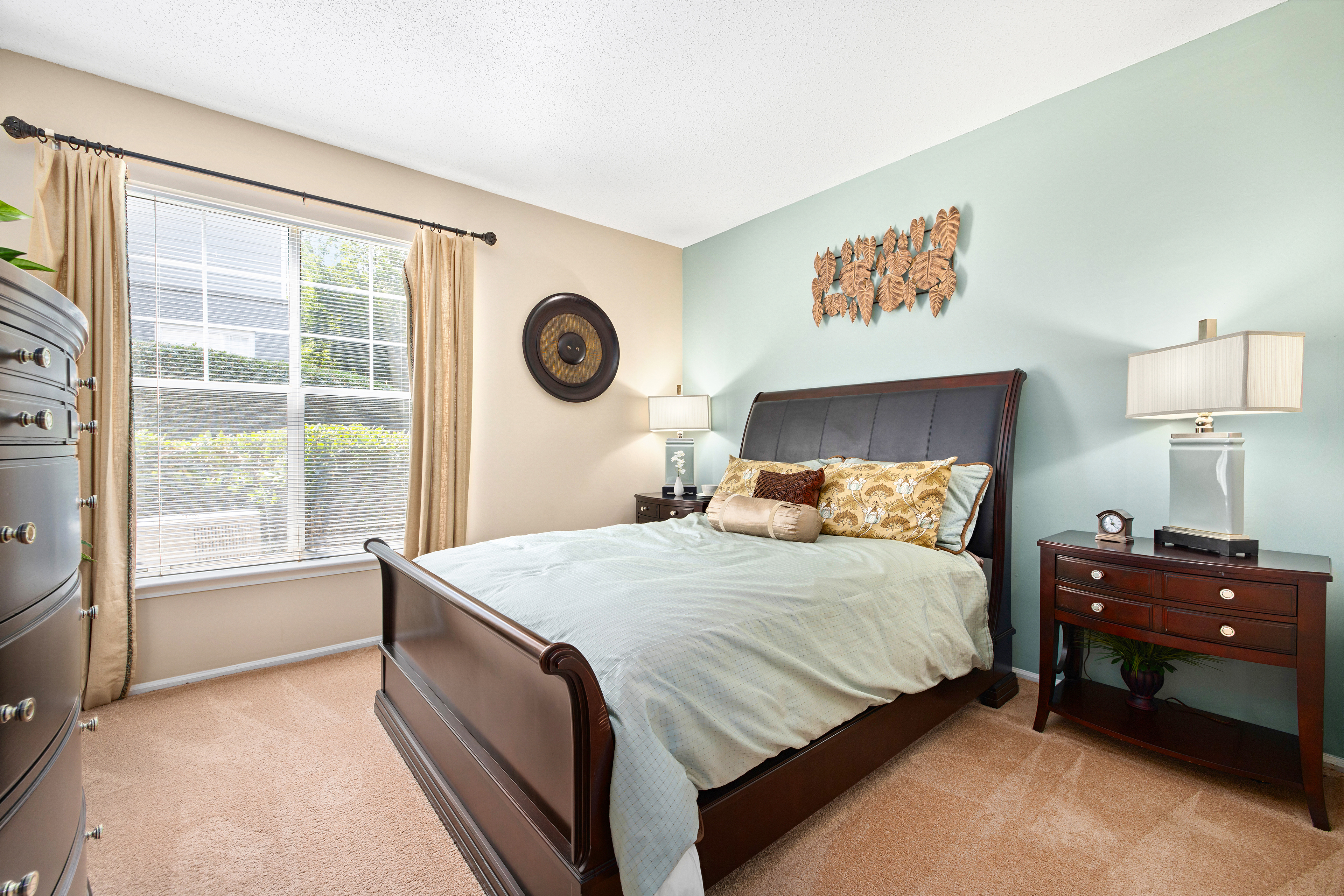 Model - Bedroom -  at MAA Chancellor Park luxury apartment homes in Charlotte, NC