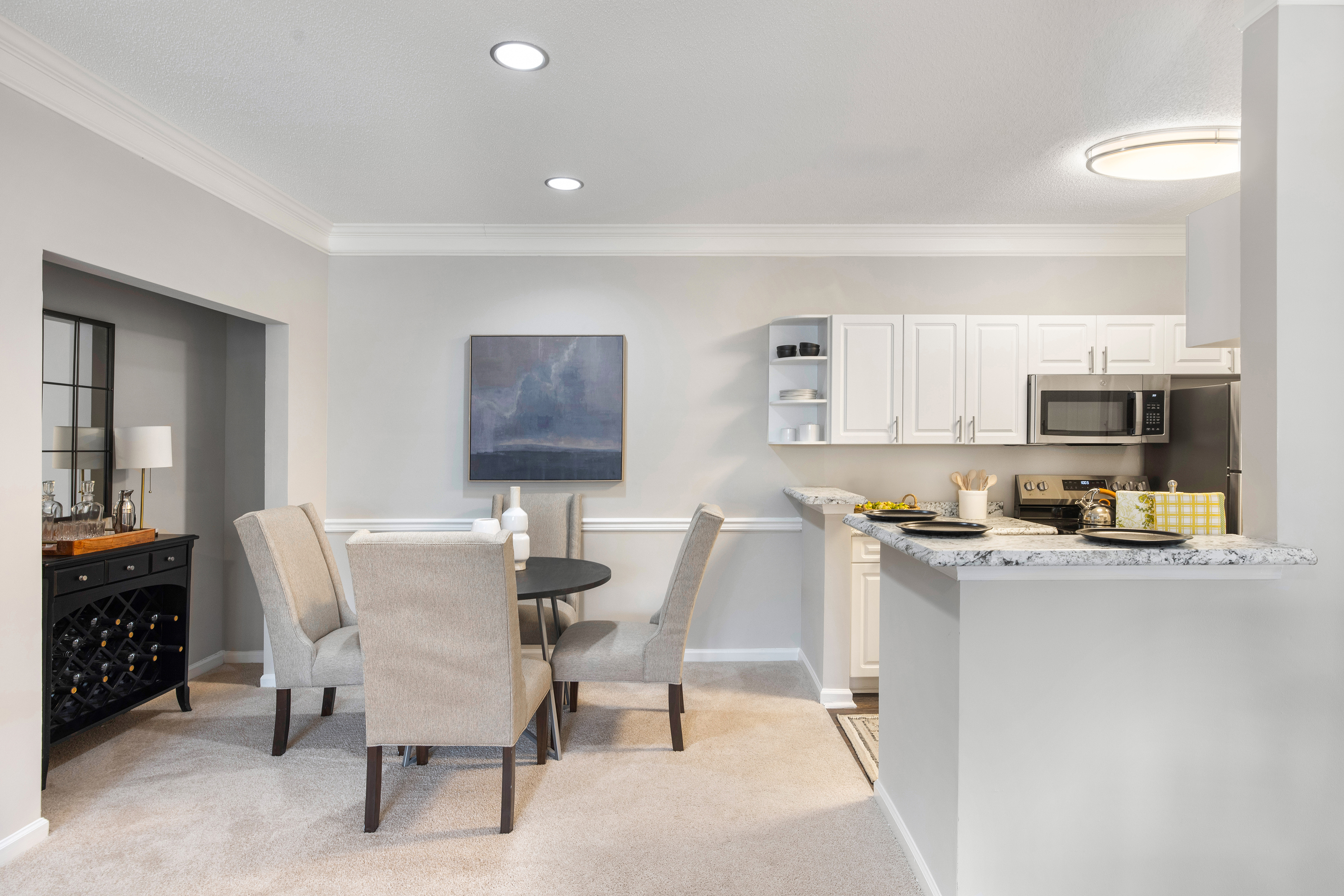 Model - Dining area -  at MAA City Grand luxury apartment homes in Charlotte, NC