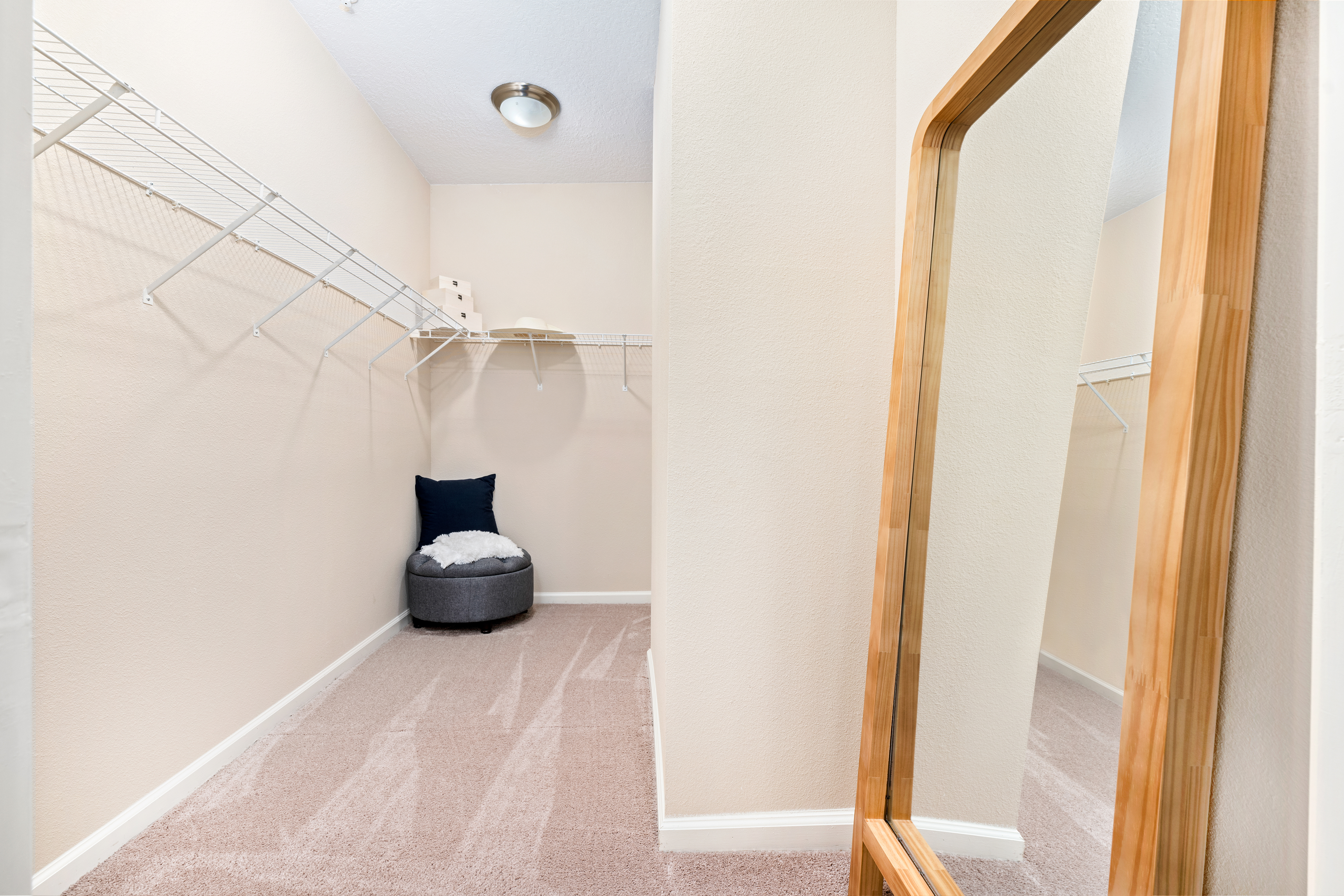 Closet at MAA Cornelius luxury apartment homes in Charlotte, NC