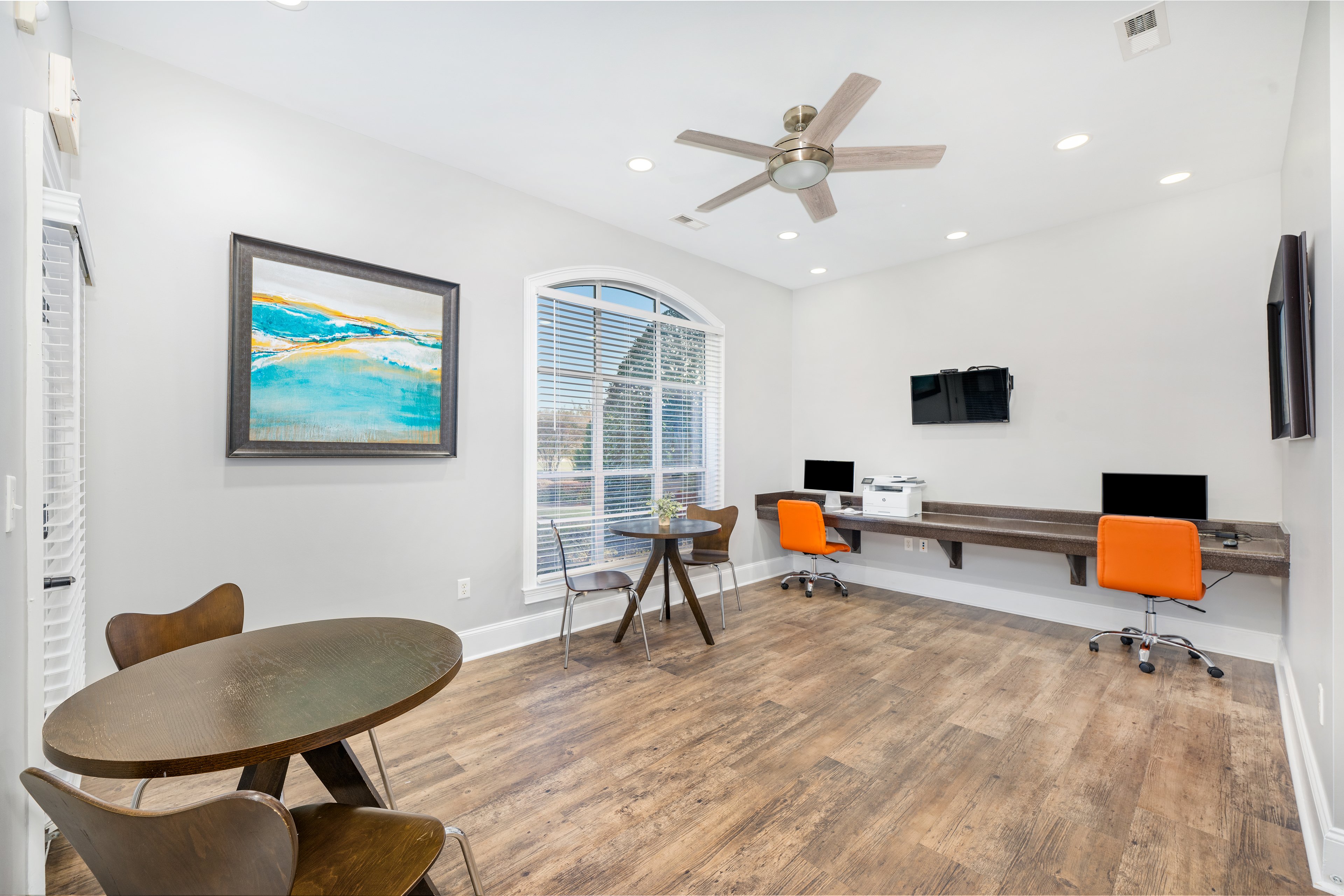 Business center at MAA Cornelius luxury apartment homes in Charlotte, NC