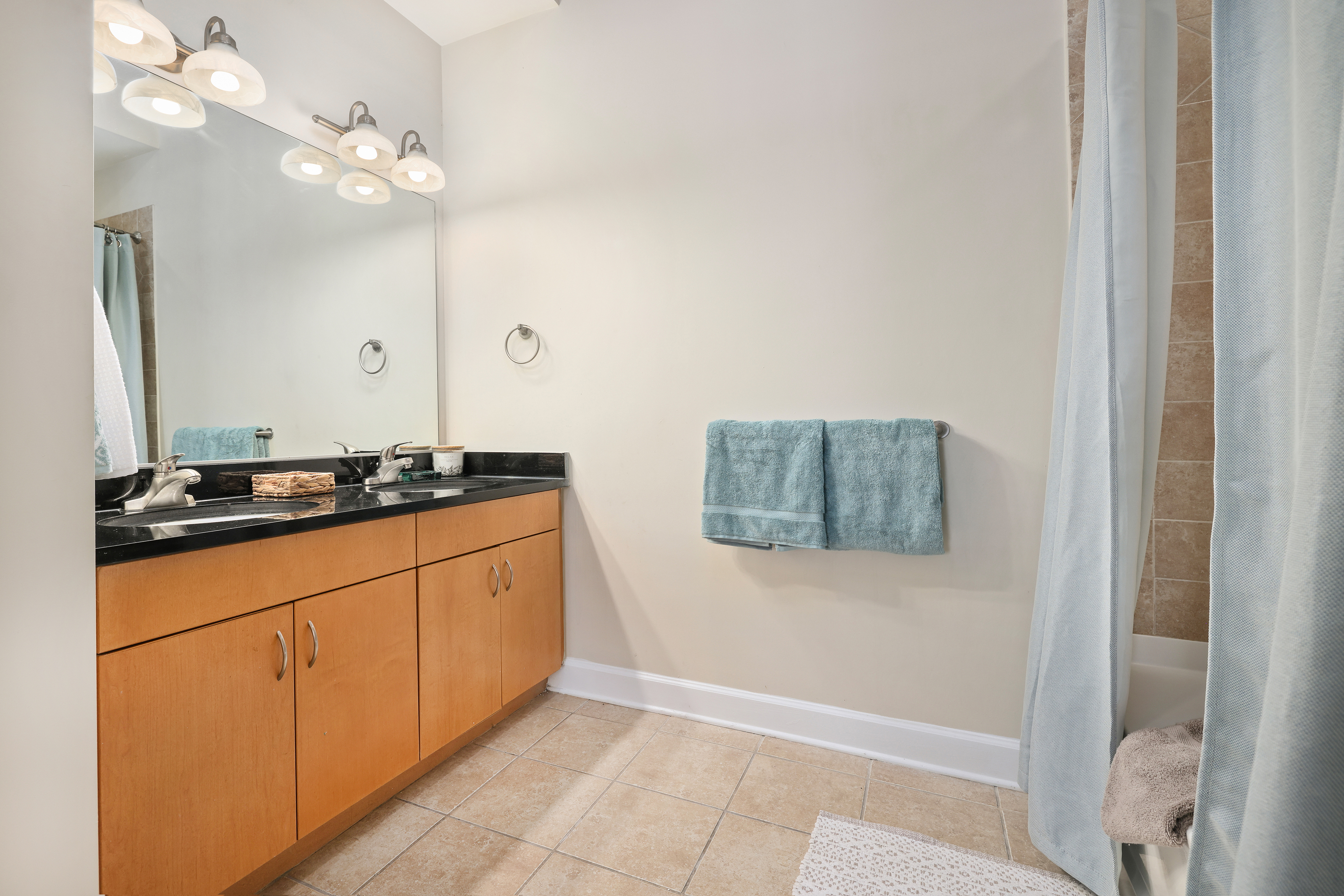 Bathroom at MAA Enclave luxury apartment homes in Charlotte, NC