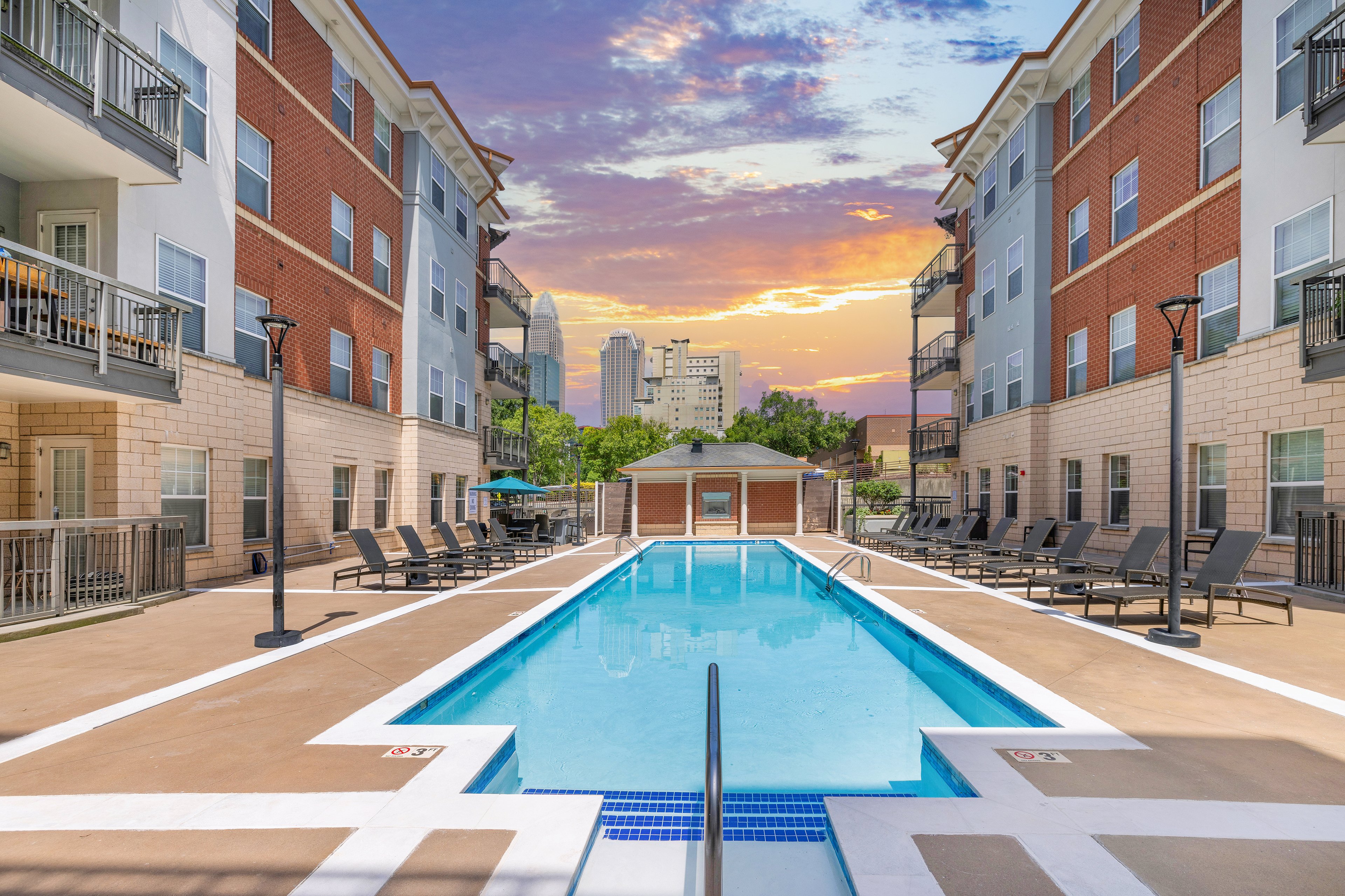 Pool at MAA Enclave luxury apartment homes in Charlotte, NC