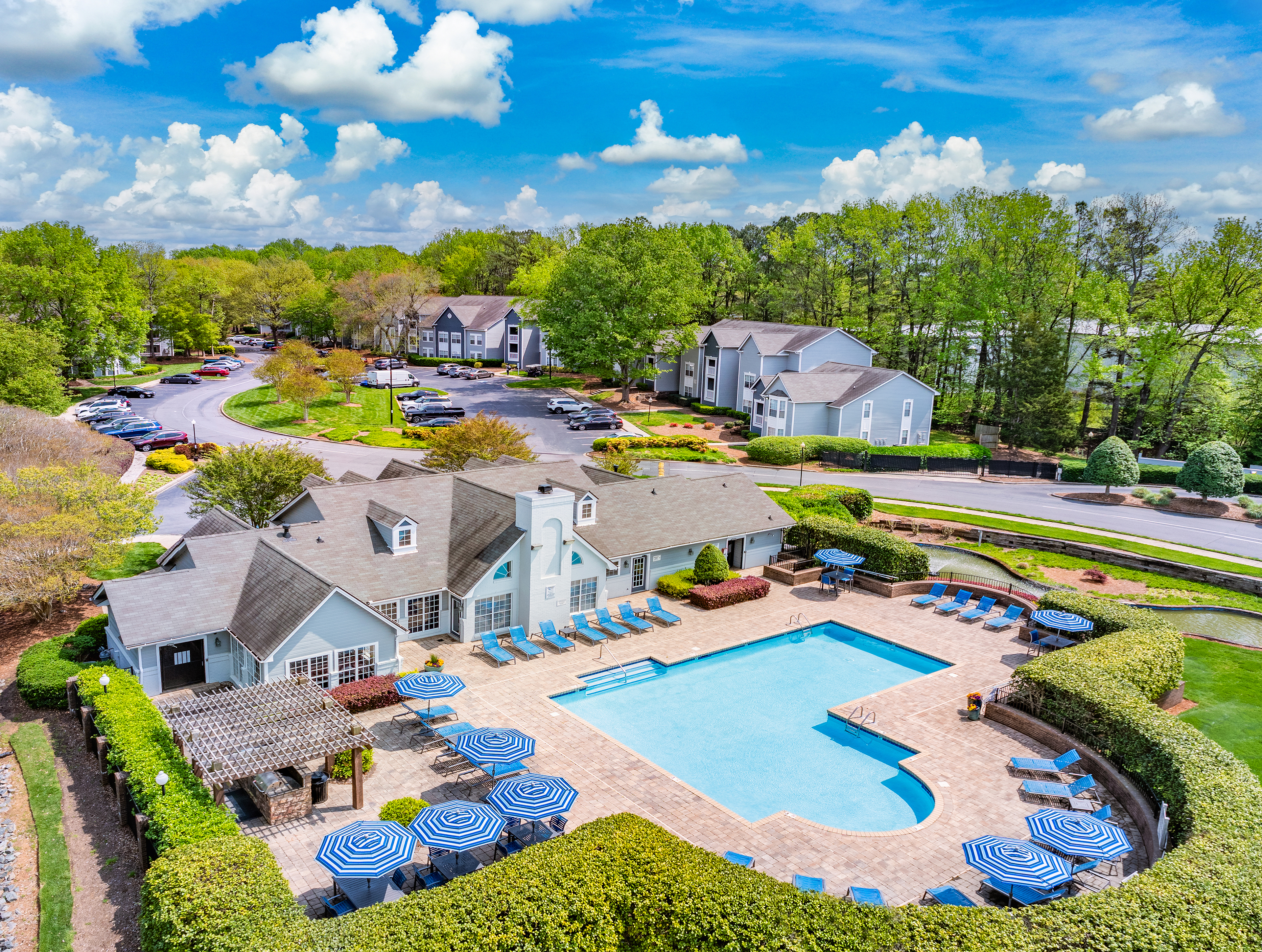 Pool at MAA Fifty-One luxury apartment homes in Charlotte, NC