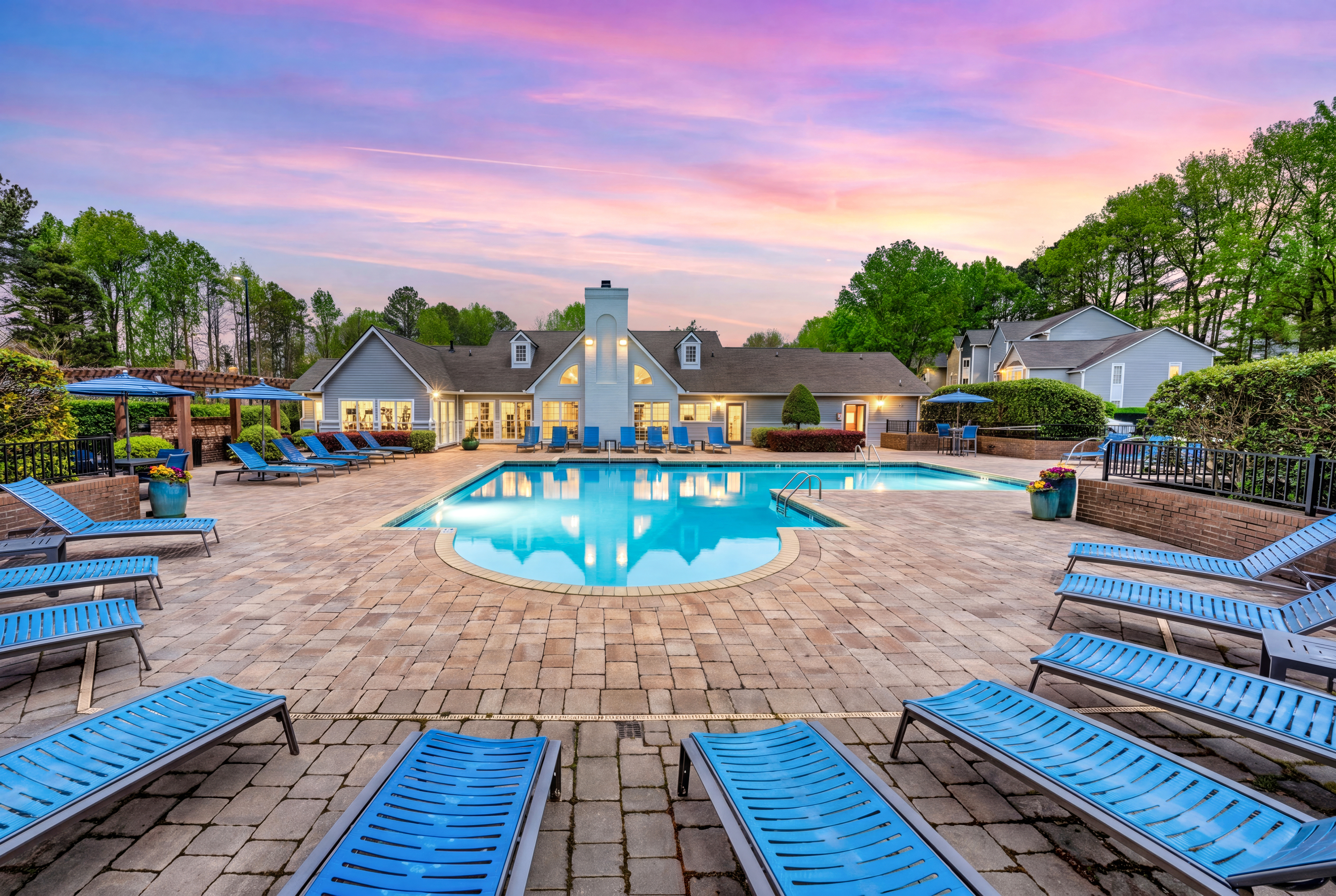 Pool at MAA Fifty-One luxury apartment homes in Charlotte, NC
