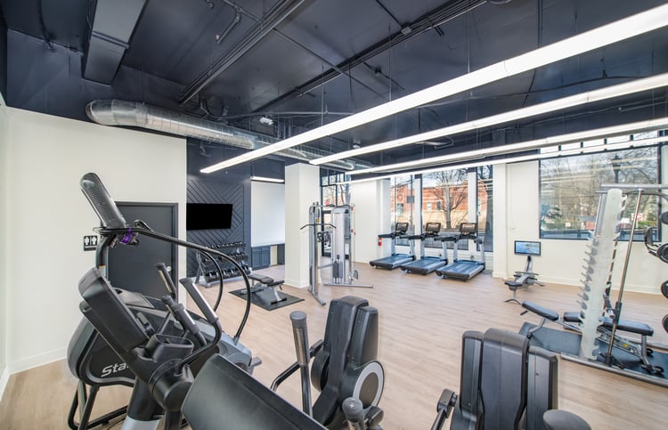 Fitness area at MAA Gateway in Raleigh, NC