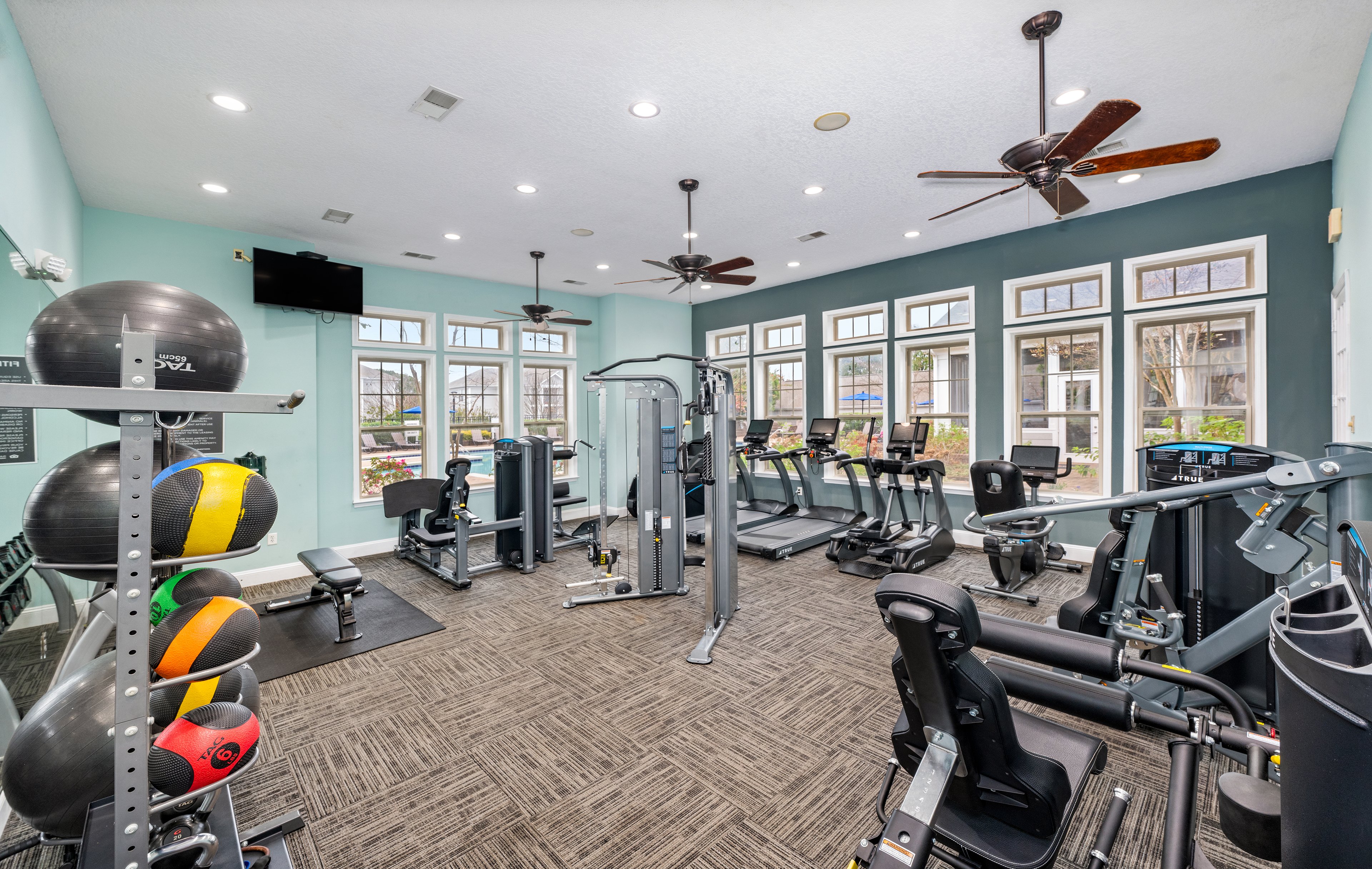 Fitness at MAA Huntersville luxury apartment homes in Charlotte, NC