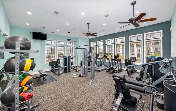 Fitness at MAA Huntersville luxury apartment homes in Charlotte, NC