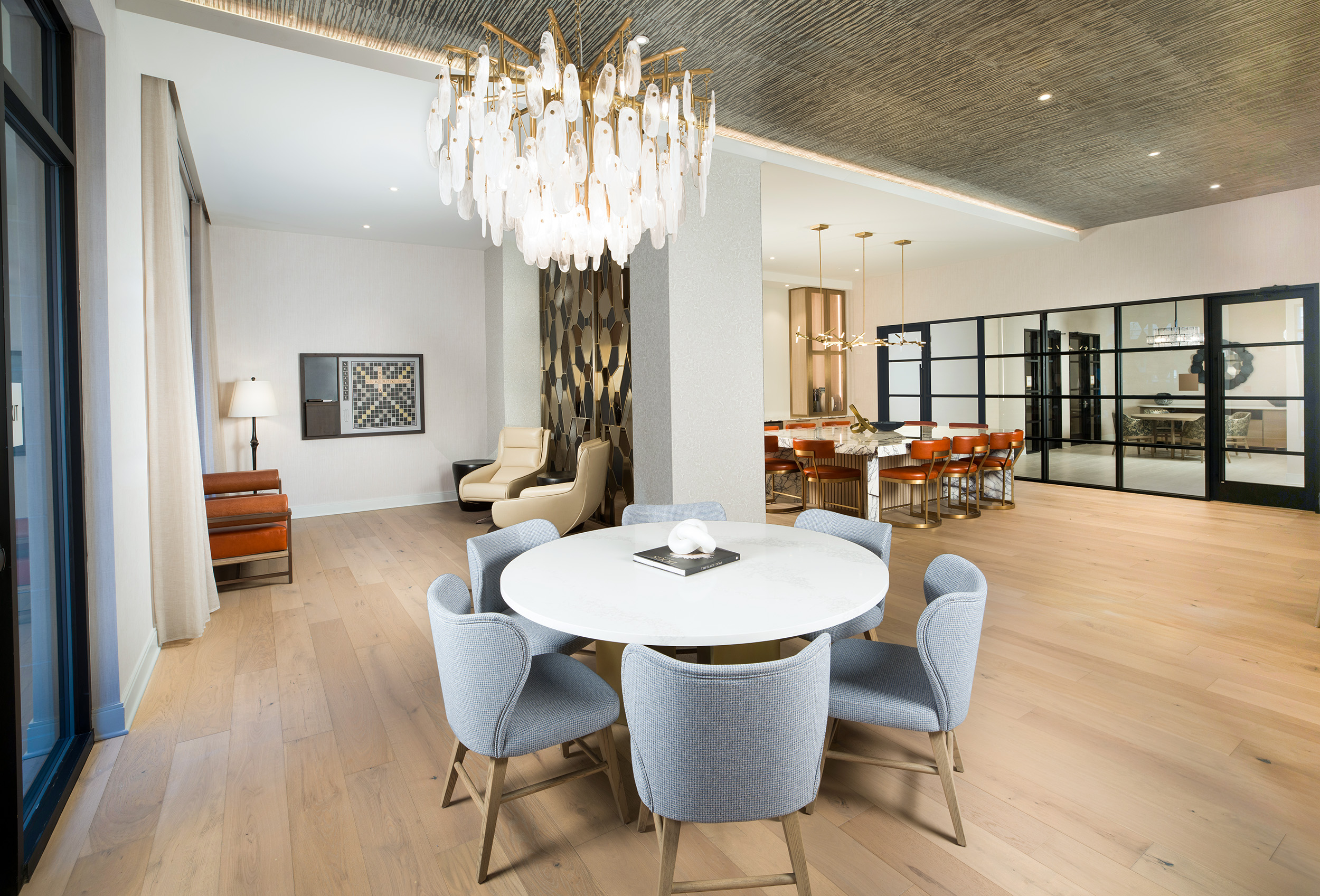 Clubhouse at MAA Liberty Row luxury apartment homes in Charlotte, NC
