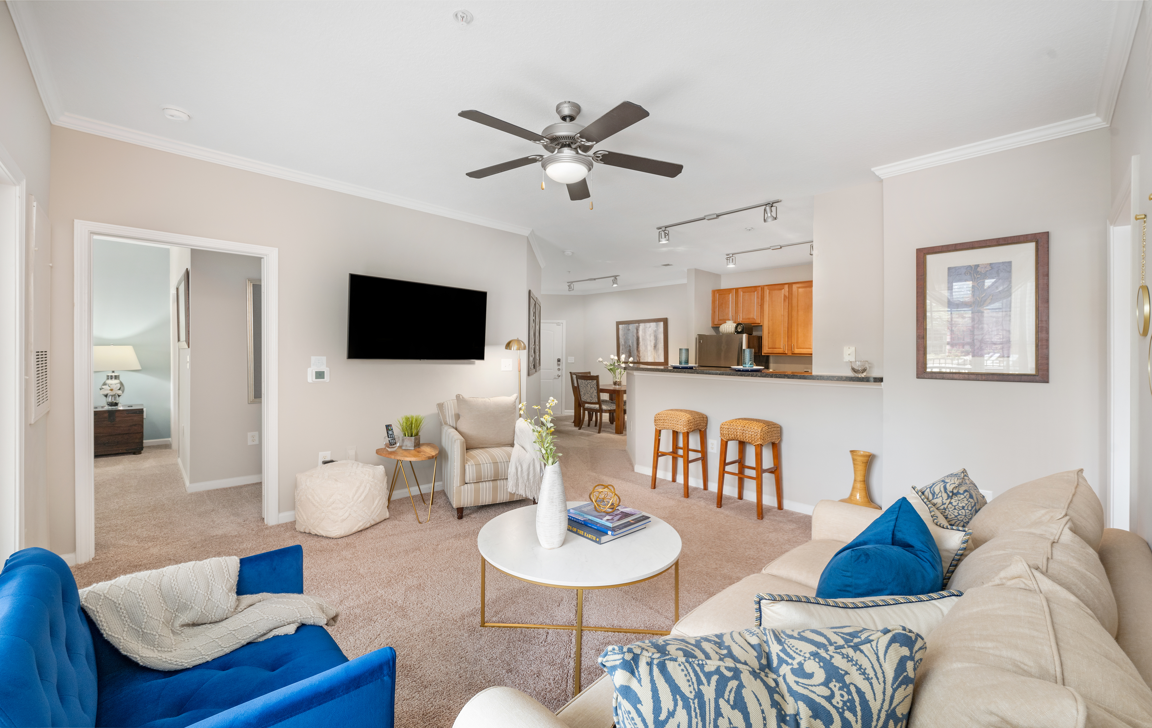 Model at MAA Matthews Commons luxury apartment homes in Matthews, NC