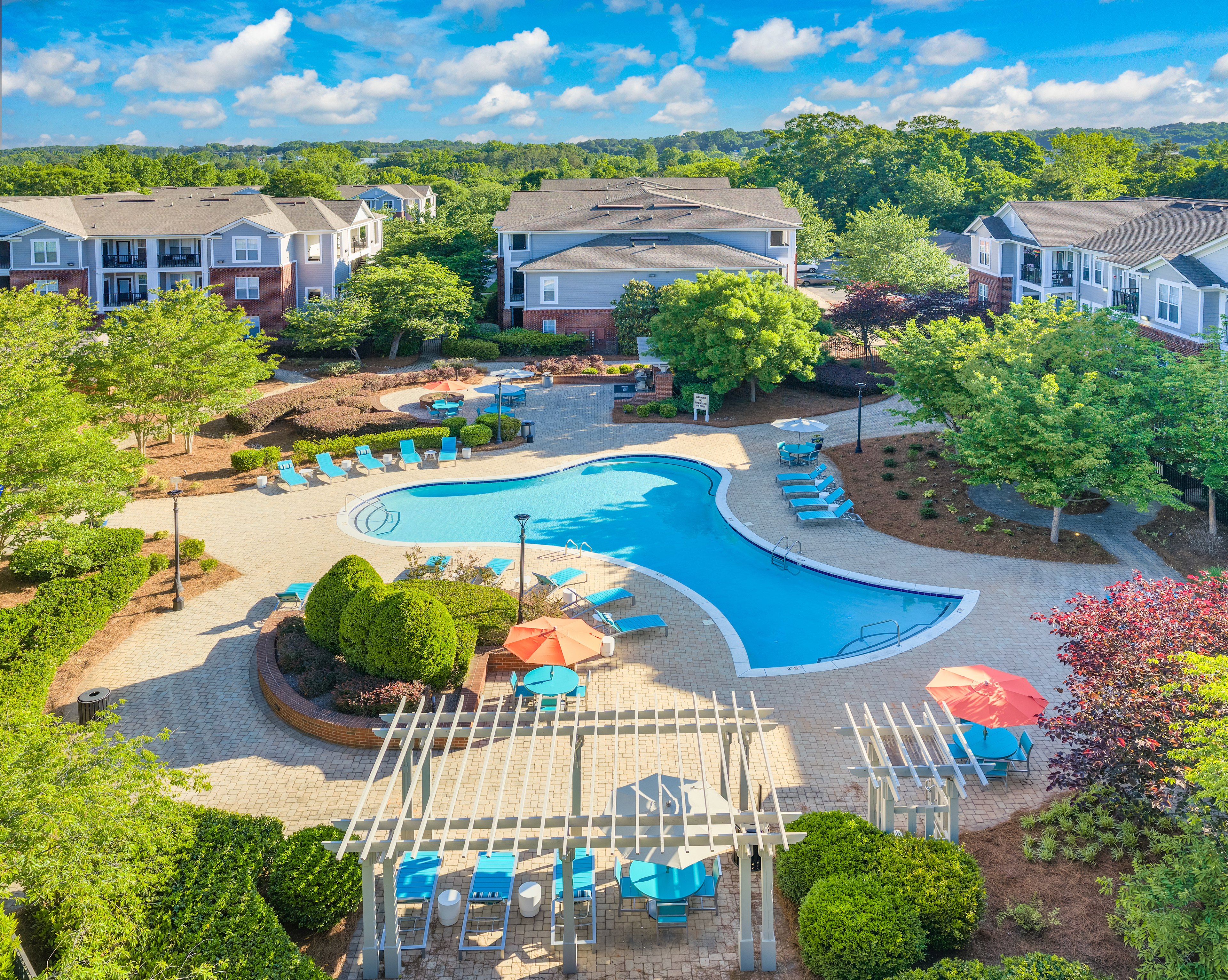 Pool at MAA Fifty-One luxury apartment homes in Charlotte, NC