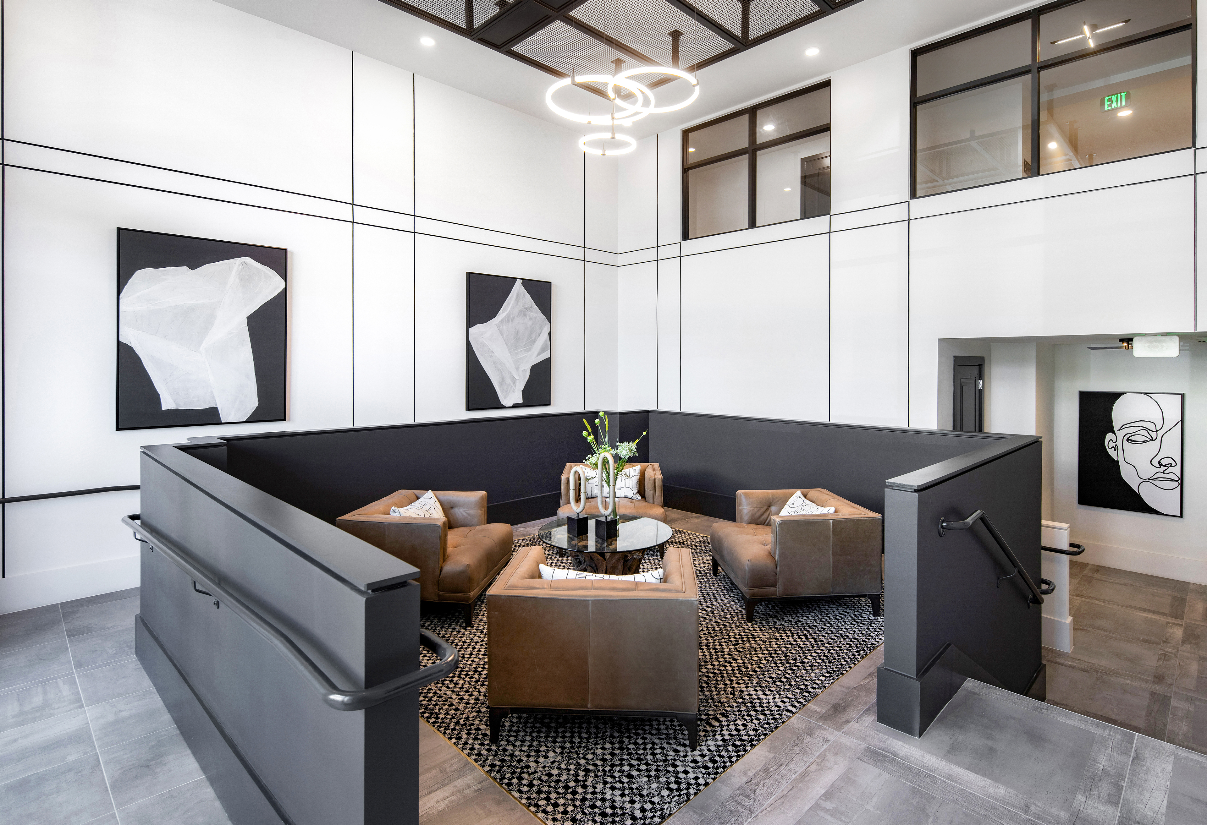 Lounge at MAA Plaza Midwood luxury apartment homes in Charlotte, NC