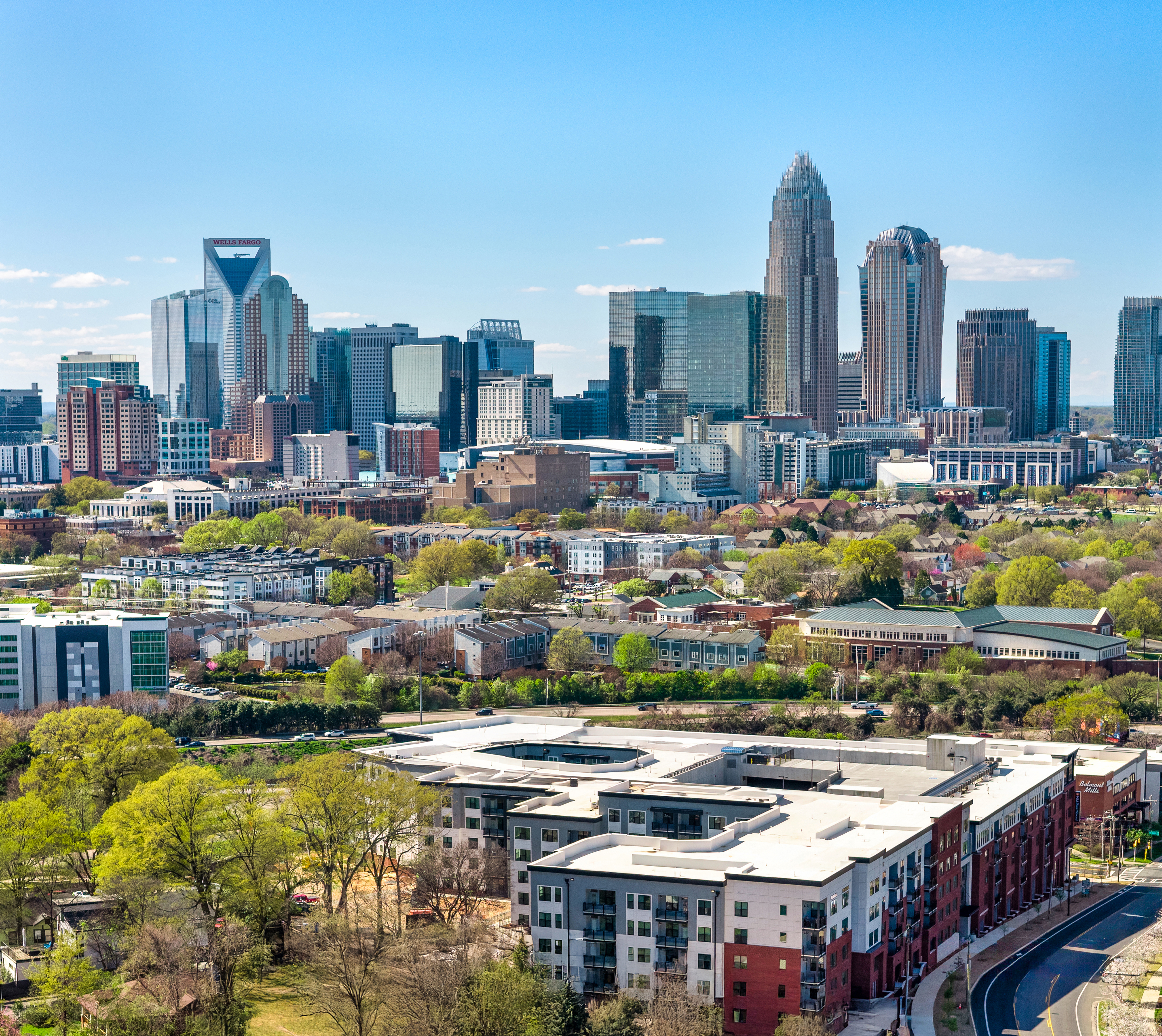 Skyline at MAA Plaza Midwood luxury apartment homes in Charlotte, NC