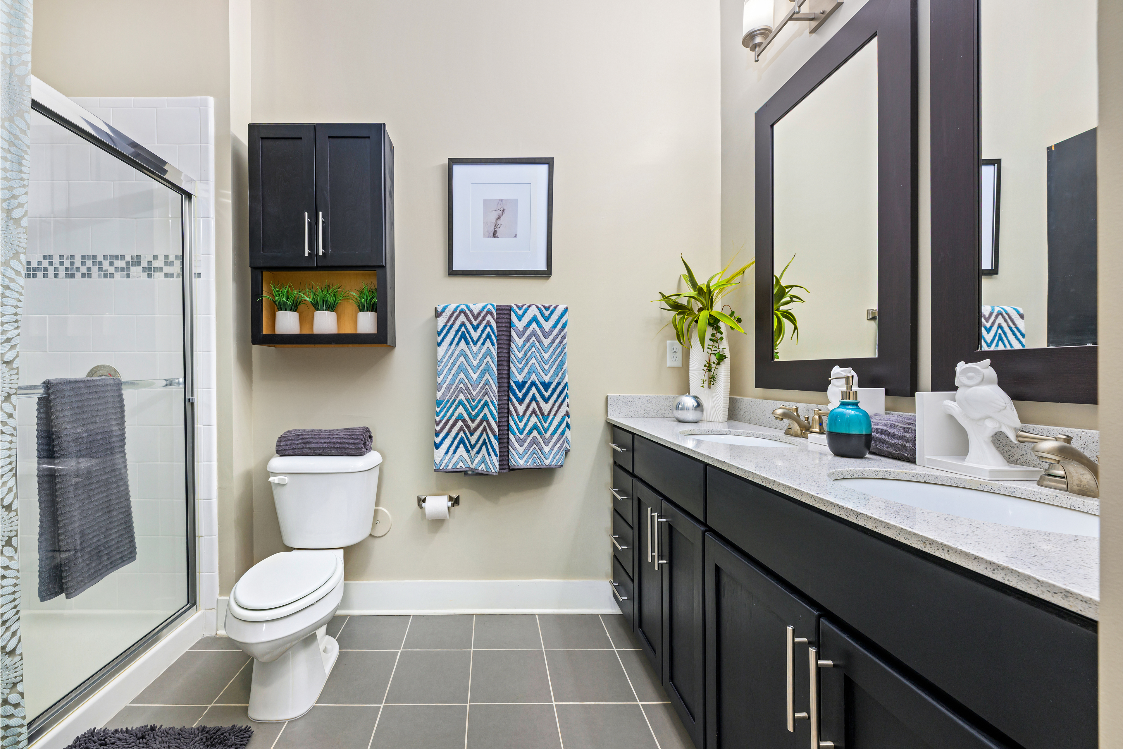 Bathroom at MAA Reserve luxury apartment homes in Charlotte, NC