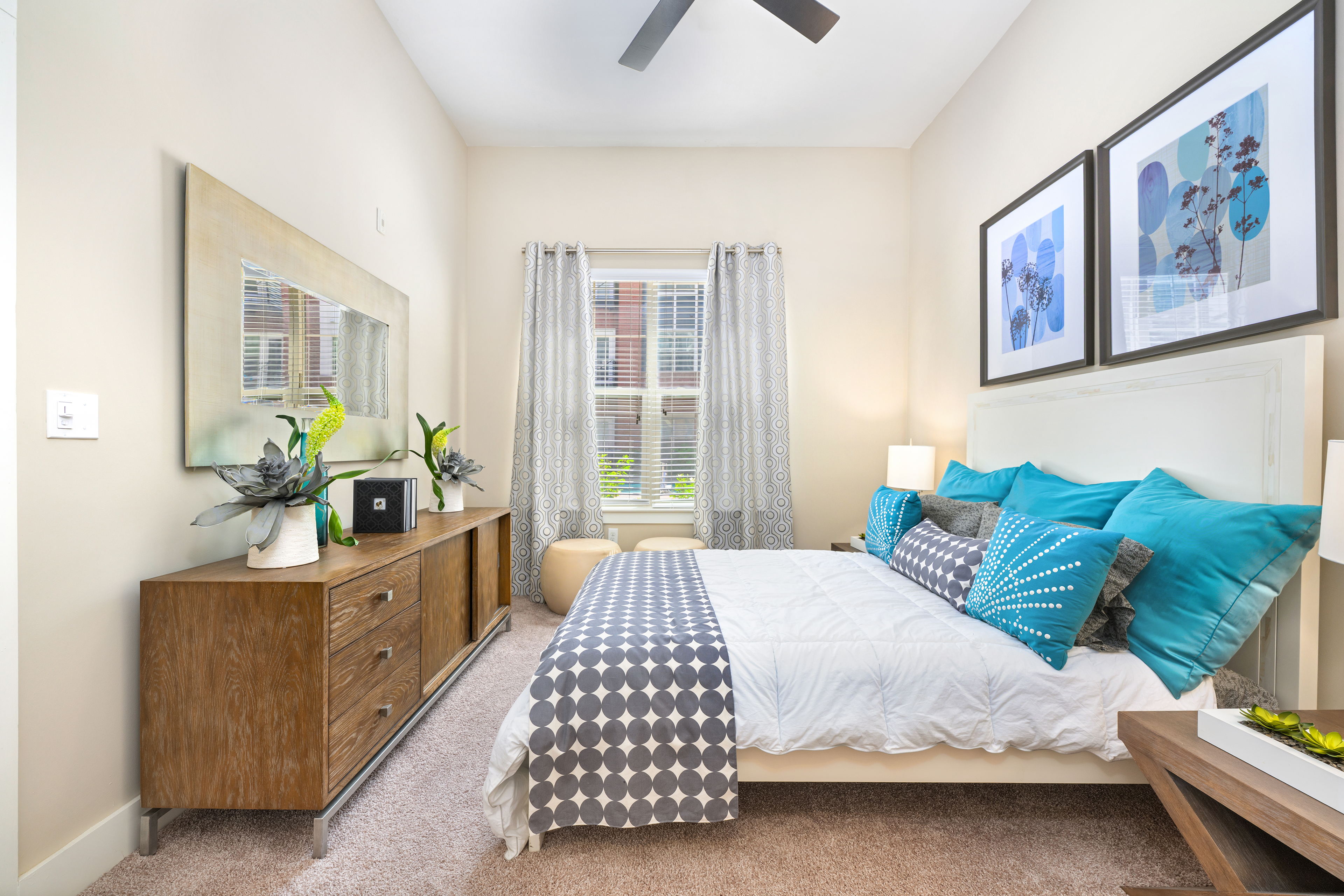 Bedroom at MAA Reserve luxury apartment homes in Charlotte, NC
