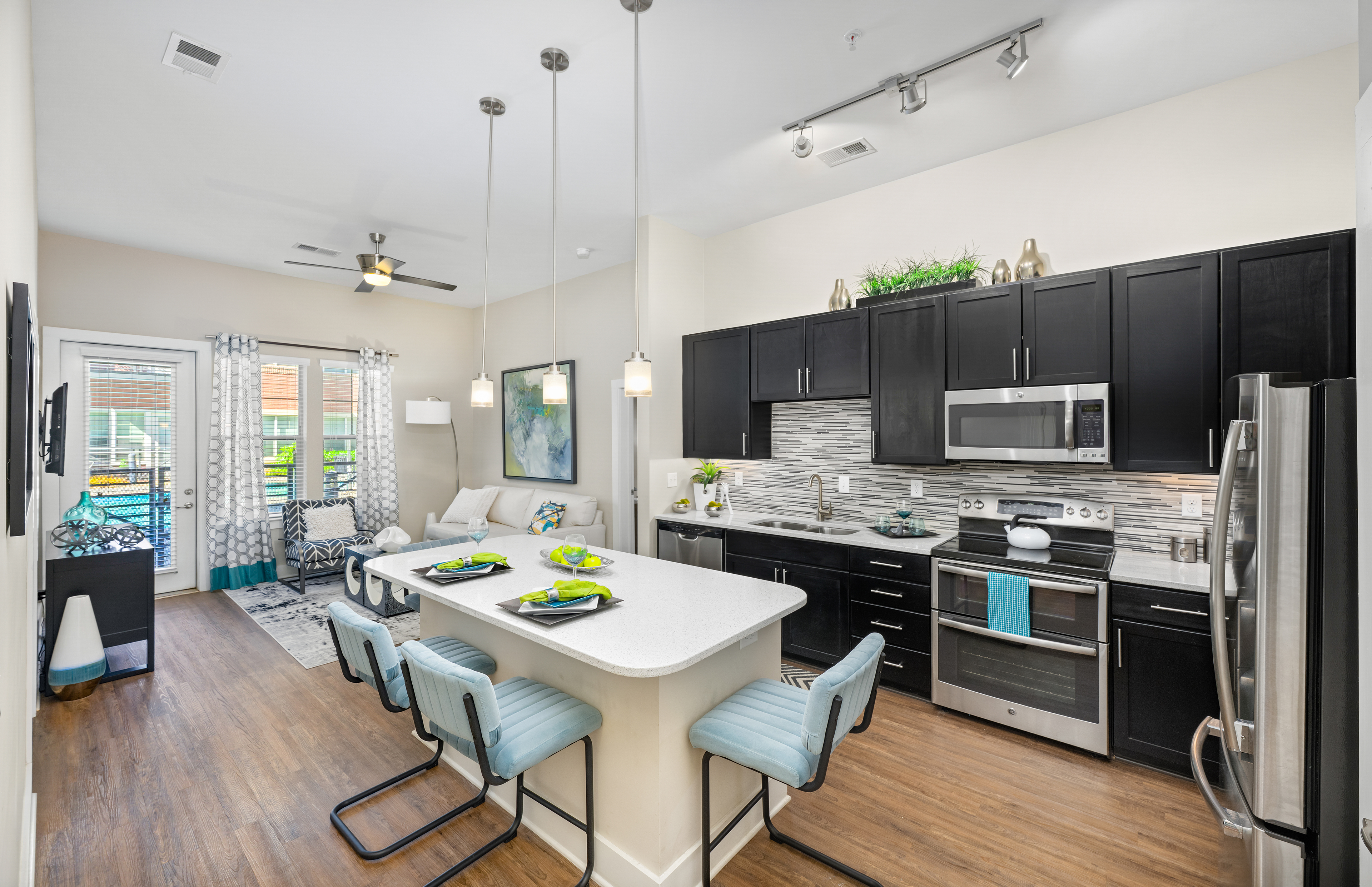 Kitchen at MAA Reserve luxury apartment homes in Charlotte, NC