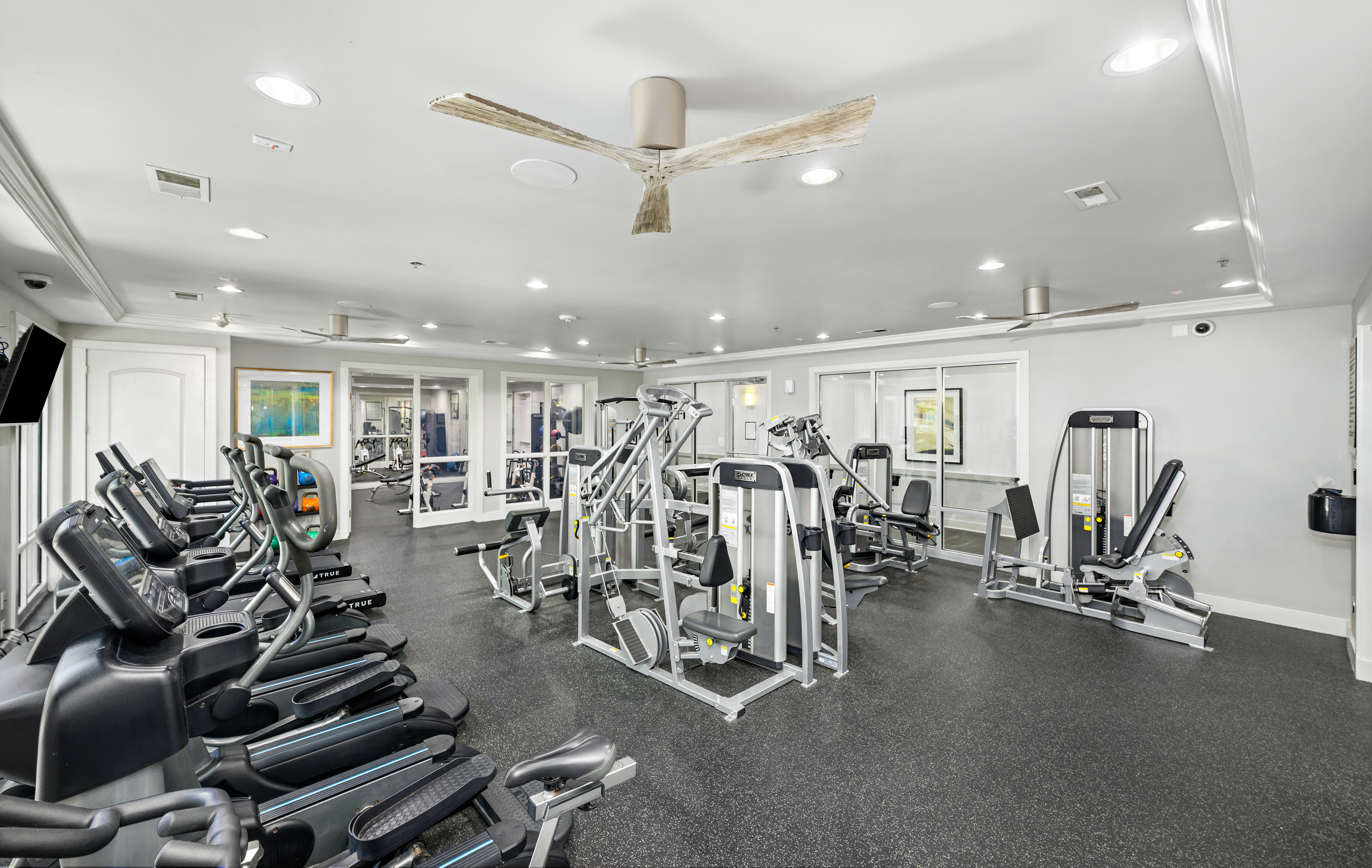 Fitness center at MAA Reserve luxury apartment homes in Charlotte, NC